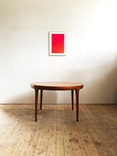 Danish Mid-Century Modern Extendable Teak Dining Table by Ib Kofod-Larsen, 1960s