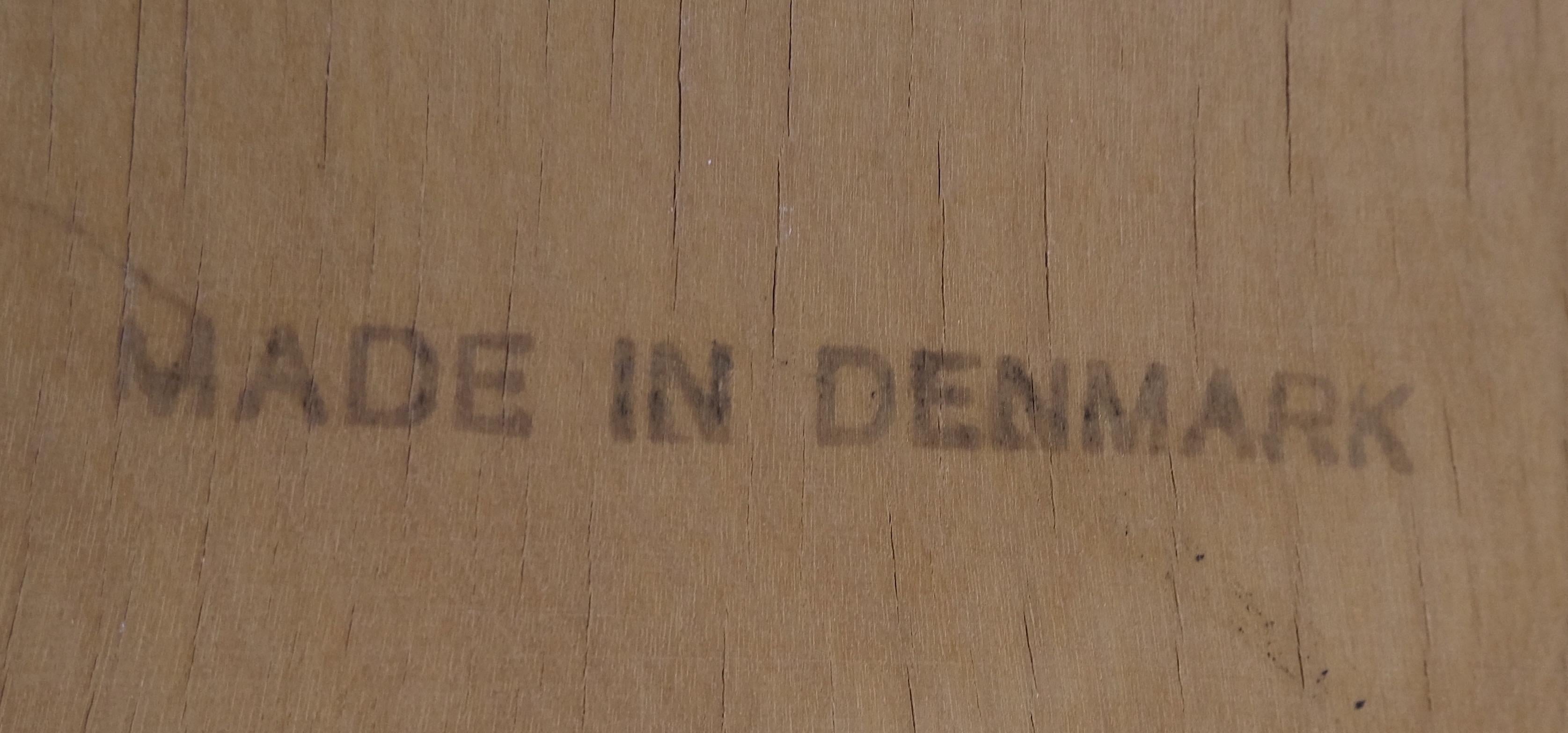 Bureau flottant danois en teck moderne du milieu du siècle, bibliothèque, classeur, tiroir, clé Mint ! 3