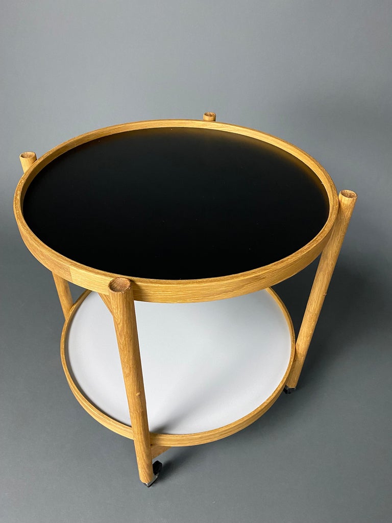 Danish Mid-Century Modern Foldable Serving Trolley For Sale at 1stDibs