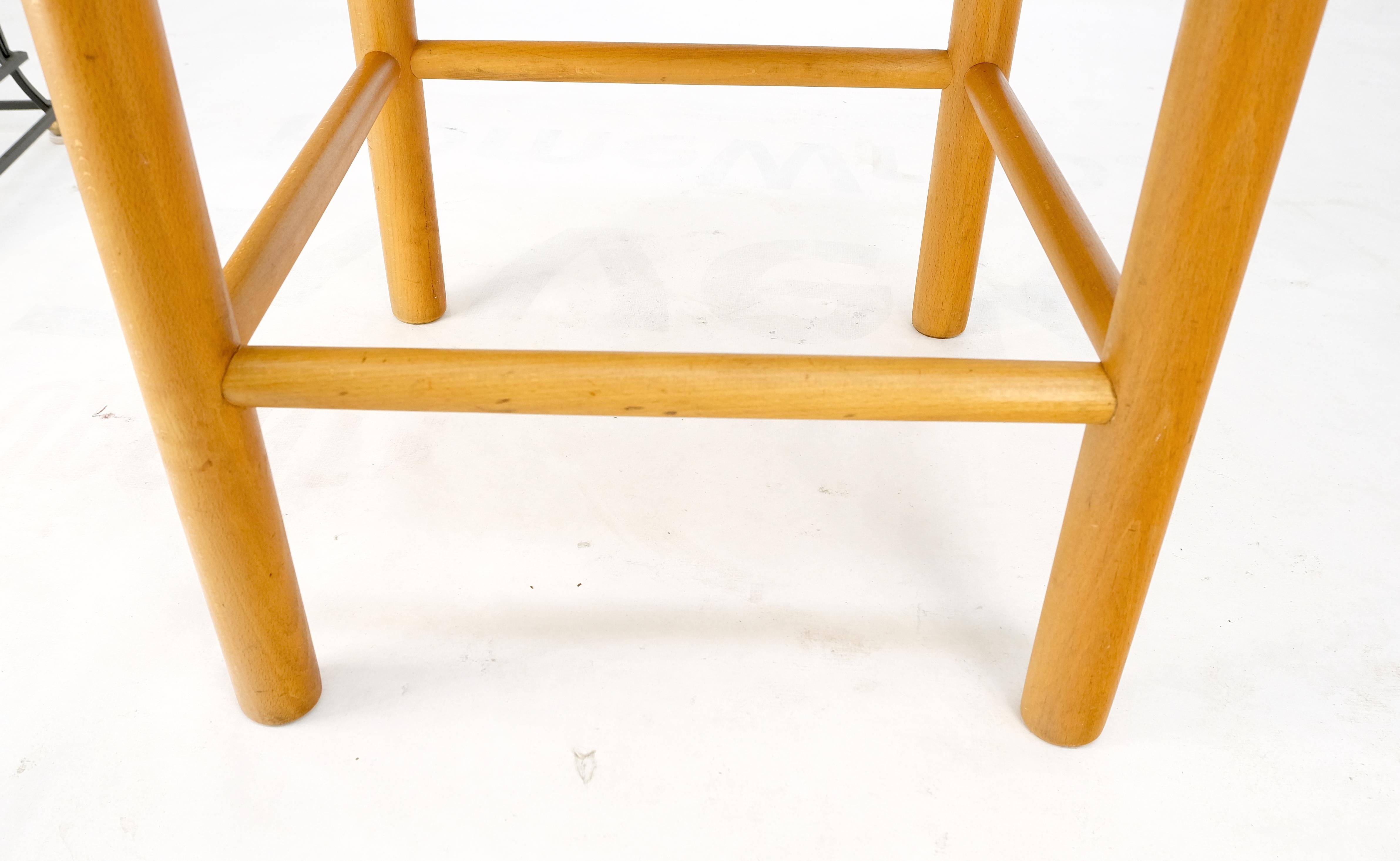 Danish Mid-Century Modern Fritz Hansen Rush Seat Bent Wood Corner Chair MINT! For Sale 2