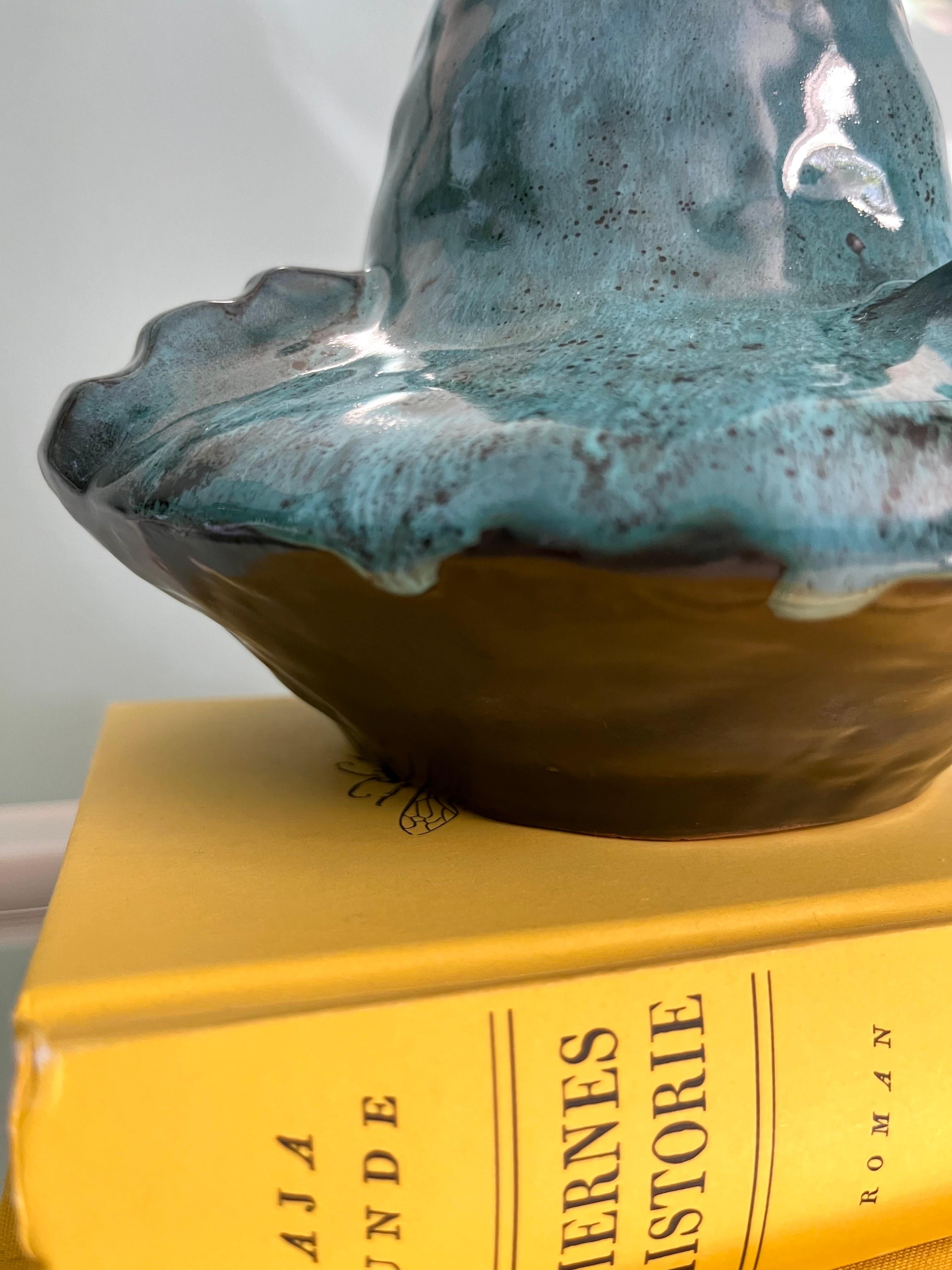 Lampe de table danoise en grès fabriquée à la main au milieu du siècle dernier, 1963 en vente 5