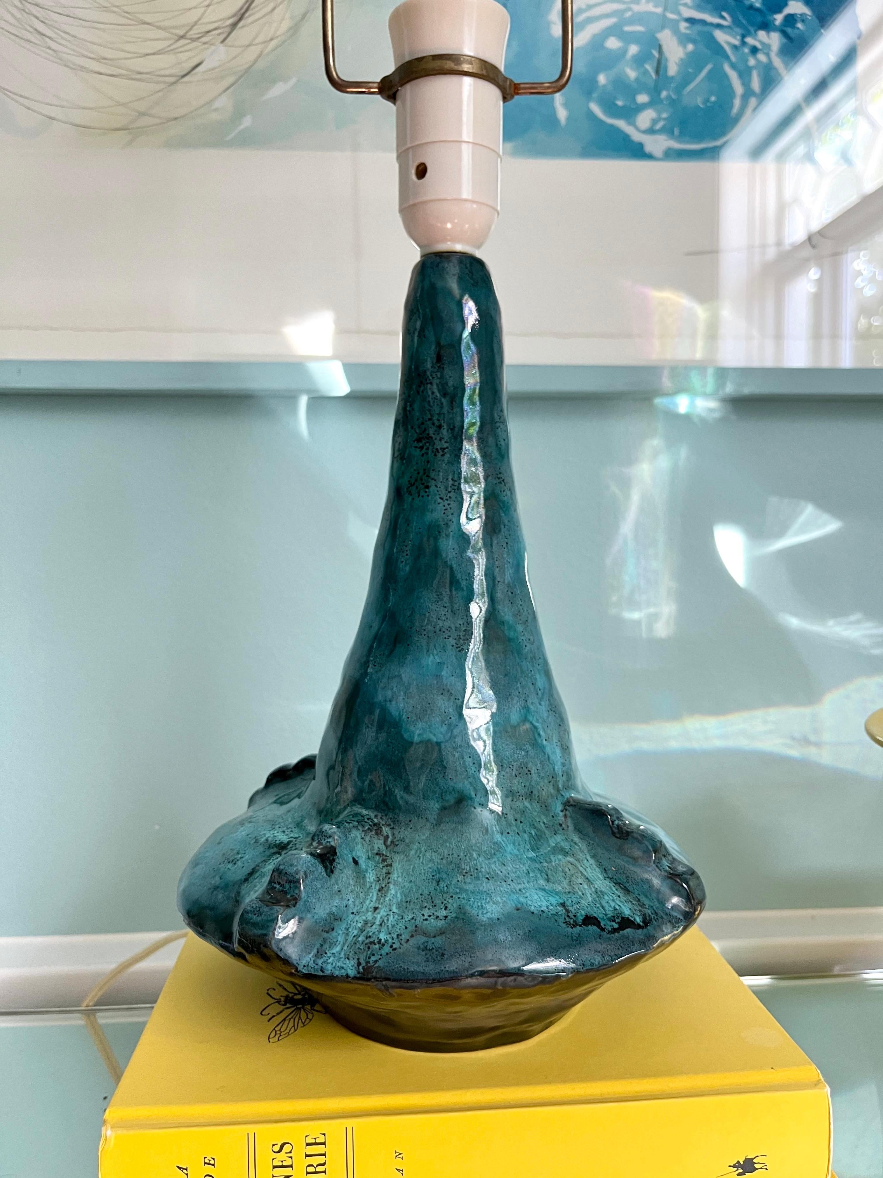 Lampe de table danoise en grès fabriquée à la main au milieu du siècle dernier, 1963 Bon état - En vente à Frederiksberg C, DK