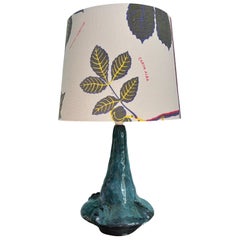 Lampe de table danoise en grès fabriquée à la main au milieu du siècle dernier, 1963