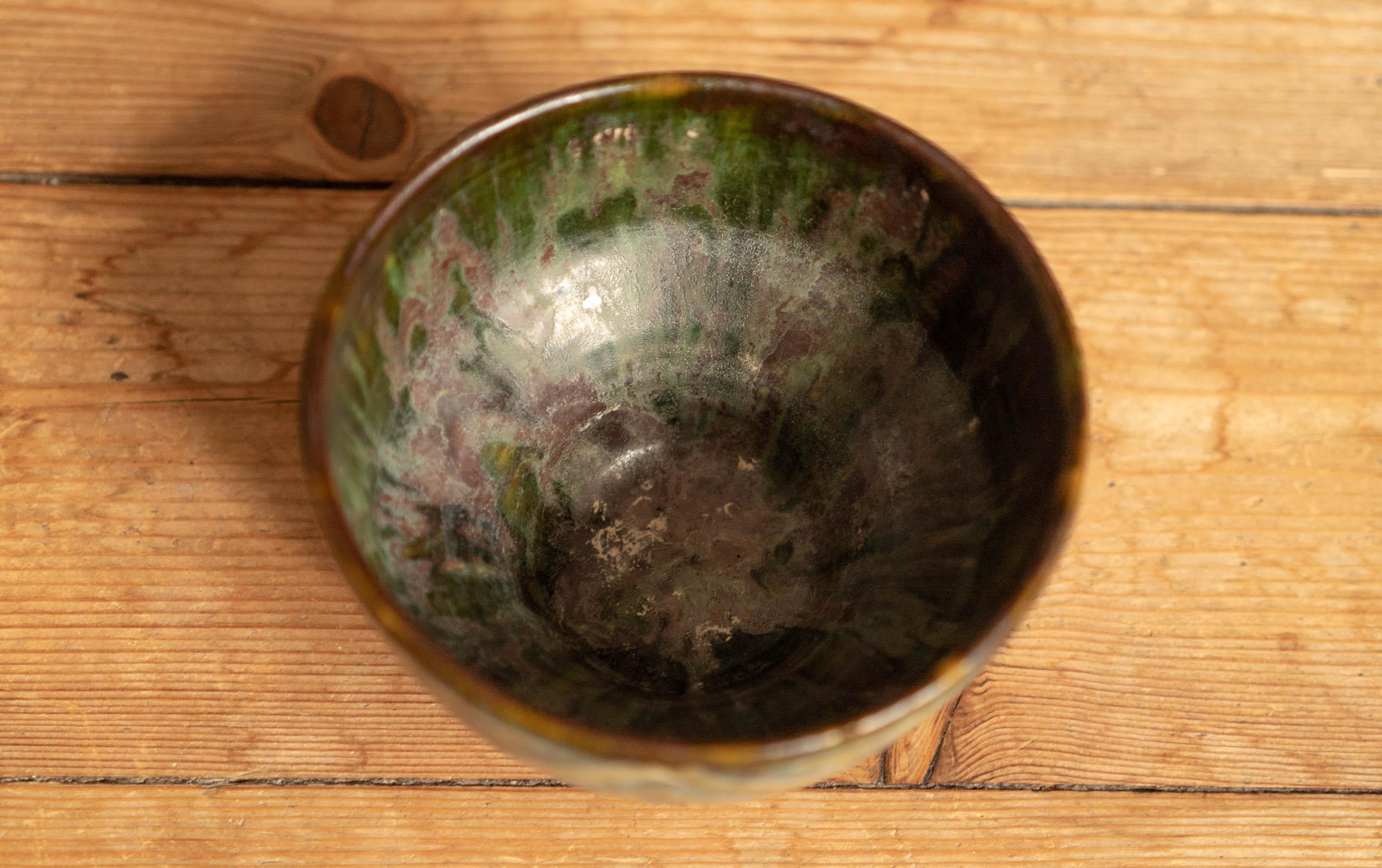 20th Century Danish Mid-Century Modern Herluf Gottschalk Olsen Stoneware Small bowl