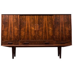 Vintage Danish Mid-Century Modern High Sideboard, 1960s