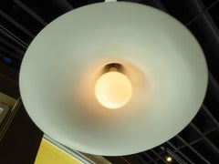 Dänische Mid-Century-Modern-Leuchte, gebogen, Norsted für Lyskaer, Dänemark 1970