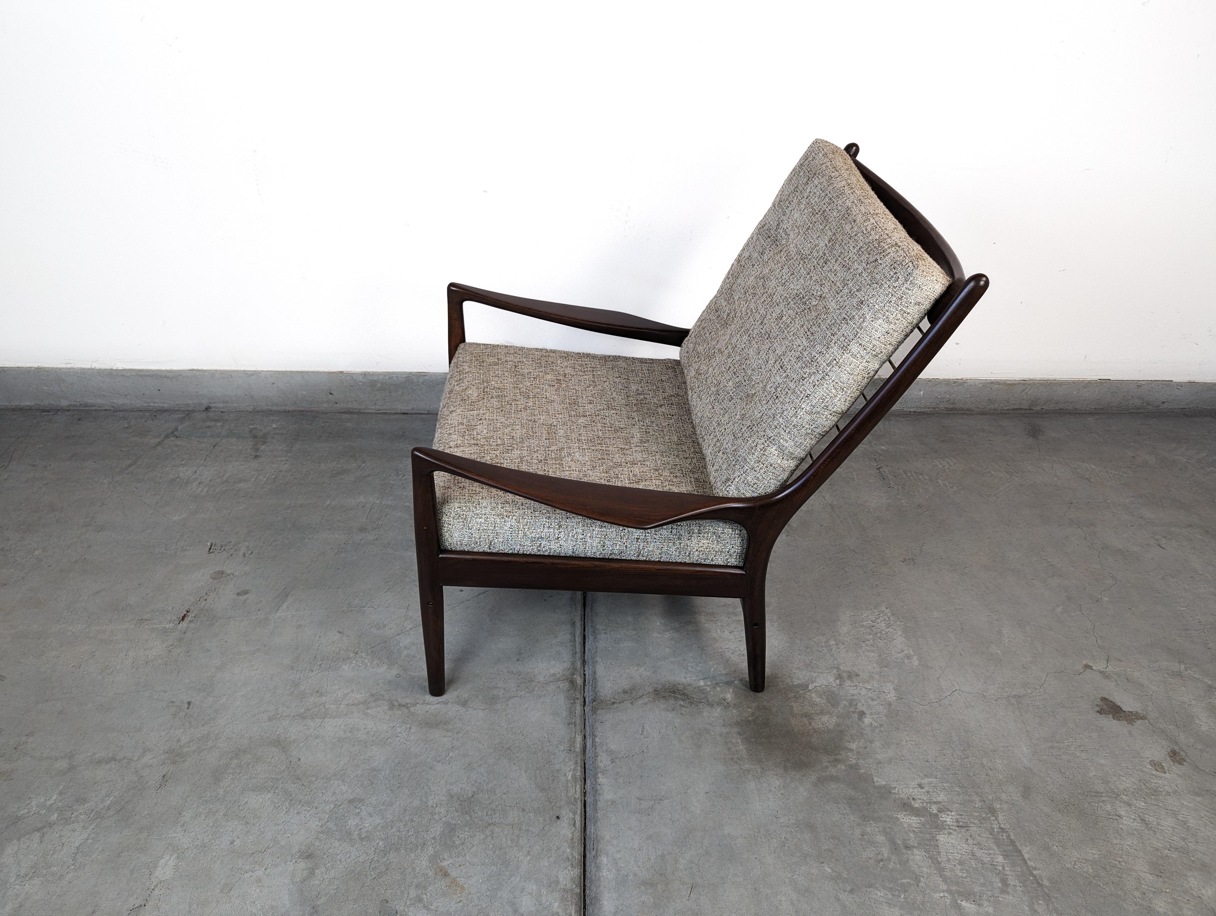 Danish Mid Century Modern Lounge Chair by Selig, c1960s For Sale 7