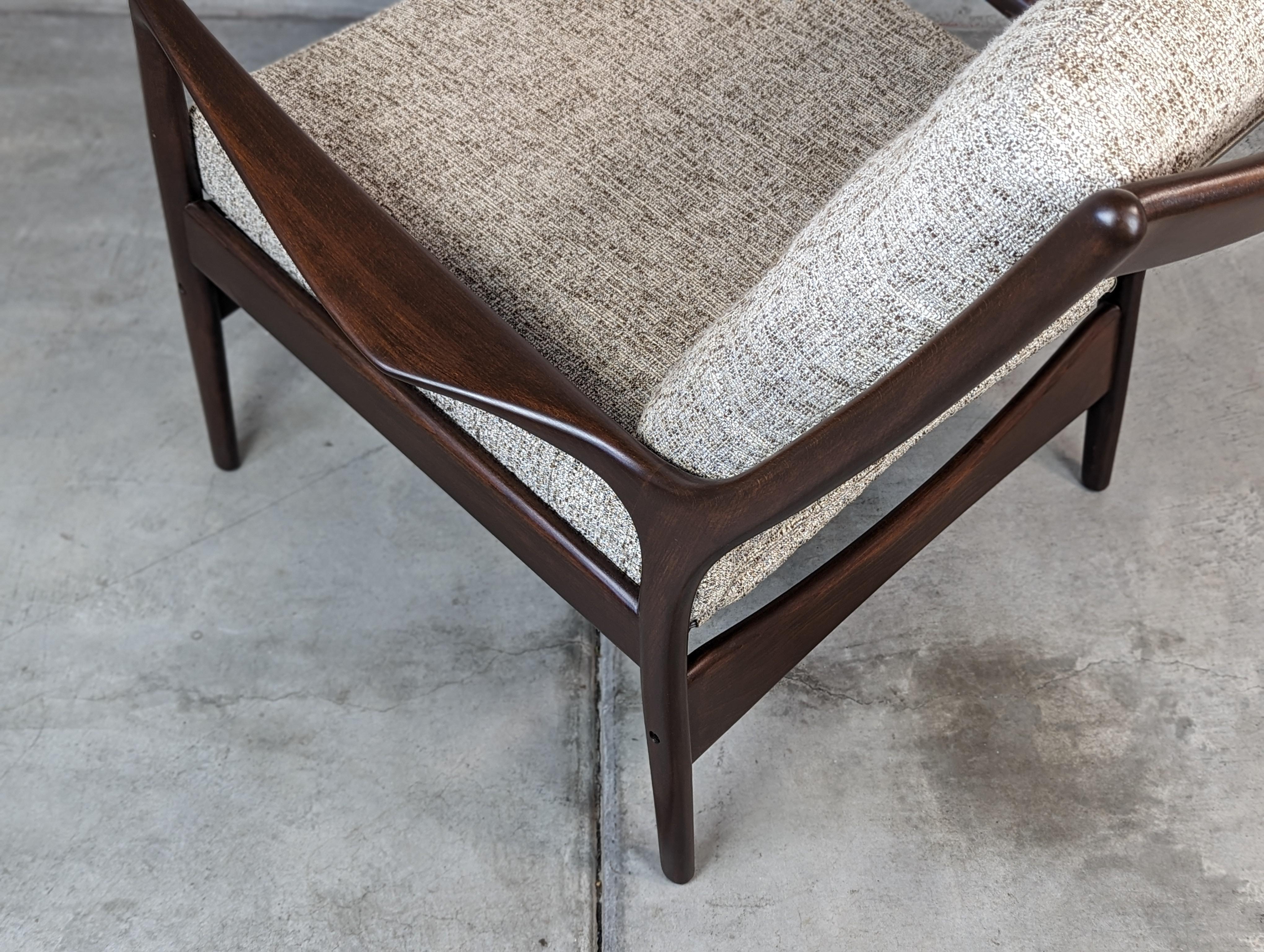 Danish Mid Century Modern Lounge Chair by Selig, c1960s For Sale 12