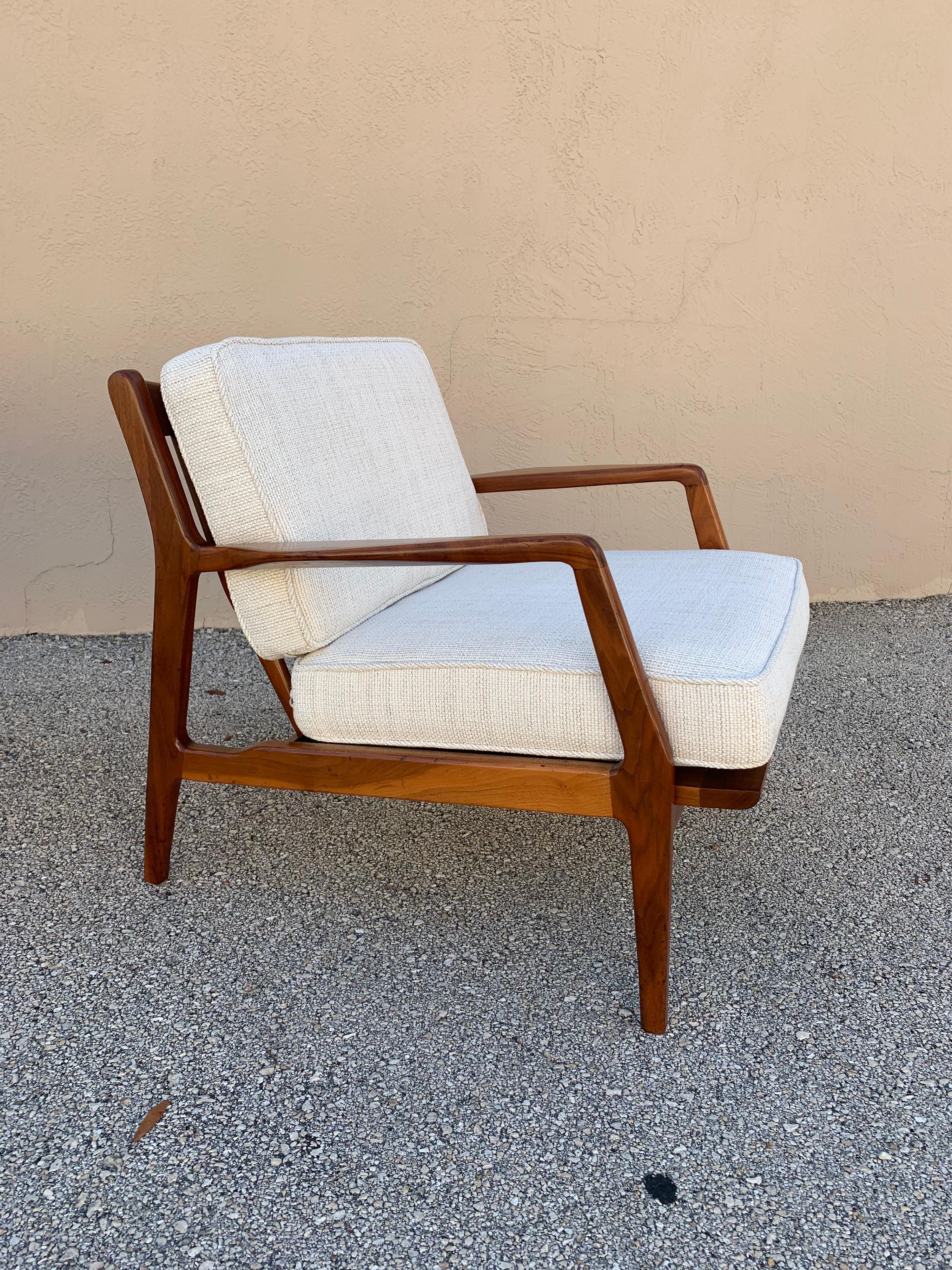 Danish Mid-Century Modern Lounge Chairs by IB Kofod Larsen, a Pair 3