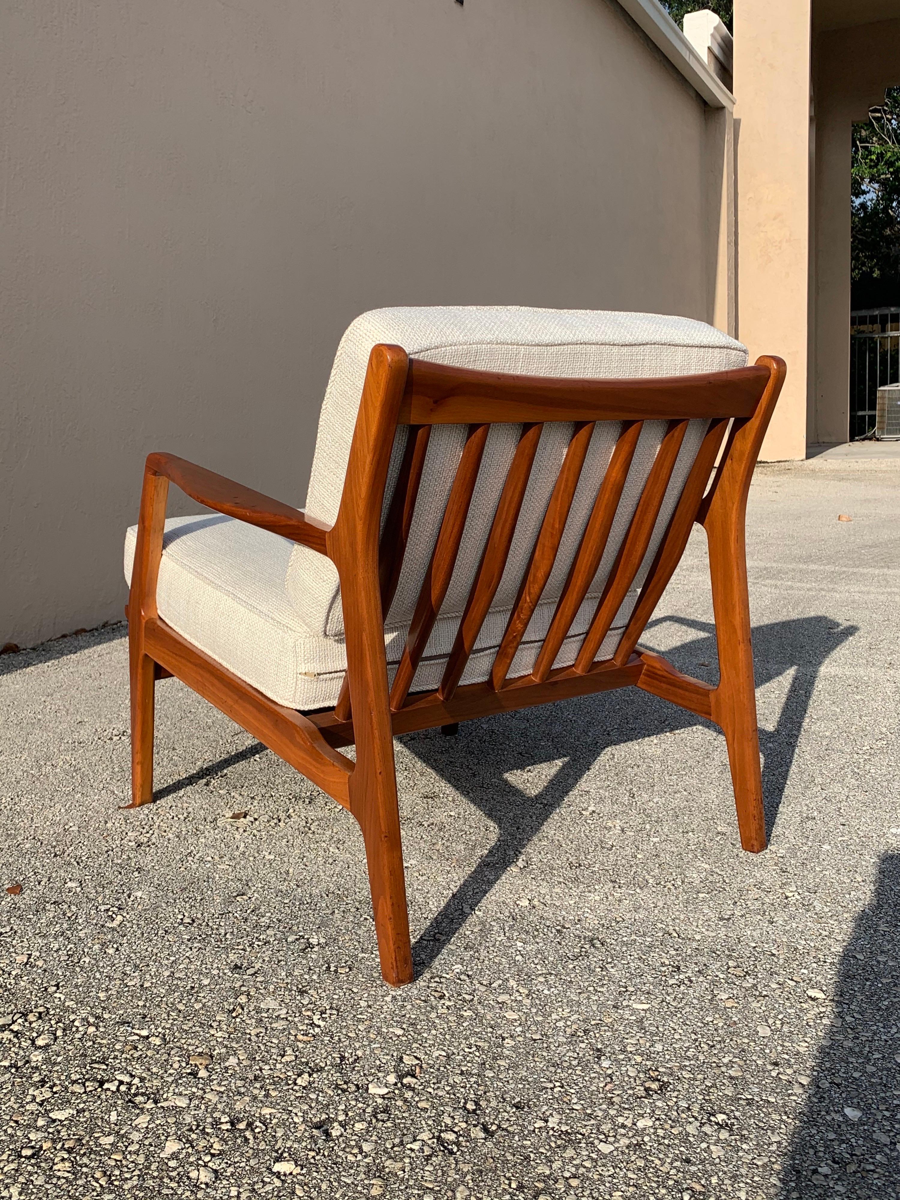 Danish Mid-Century Modern Lounge Chairs by IB Kofod Larsen, a Pair 4