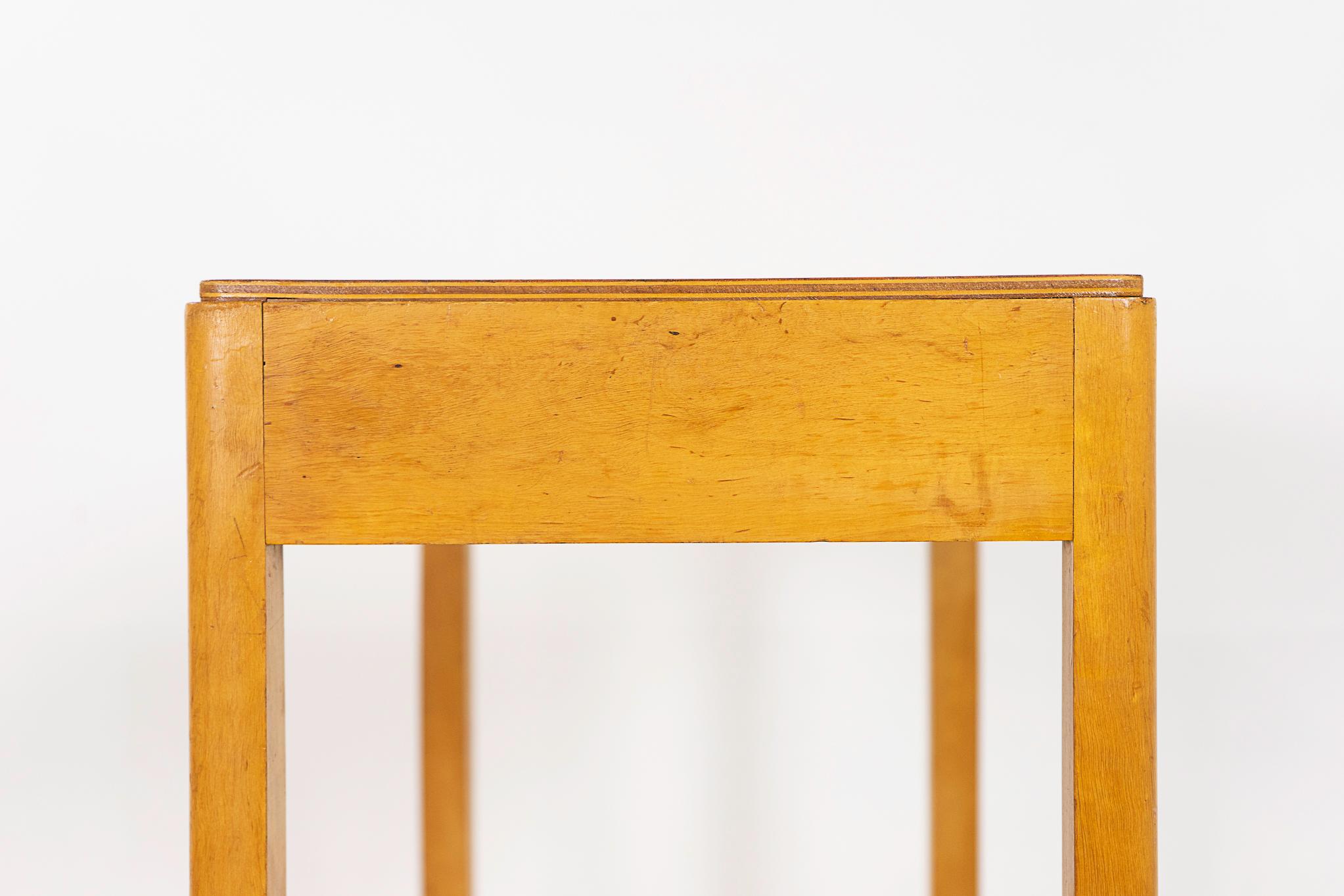 Danish Mid-Century Modern Maple Bedside Table  For Sale 4