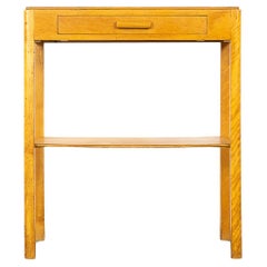 Used Danish Mid-Century Modern Maple Bedside Table 