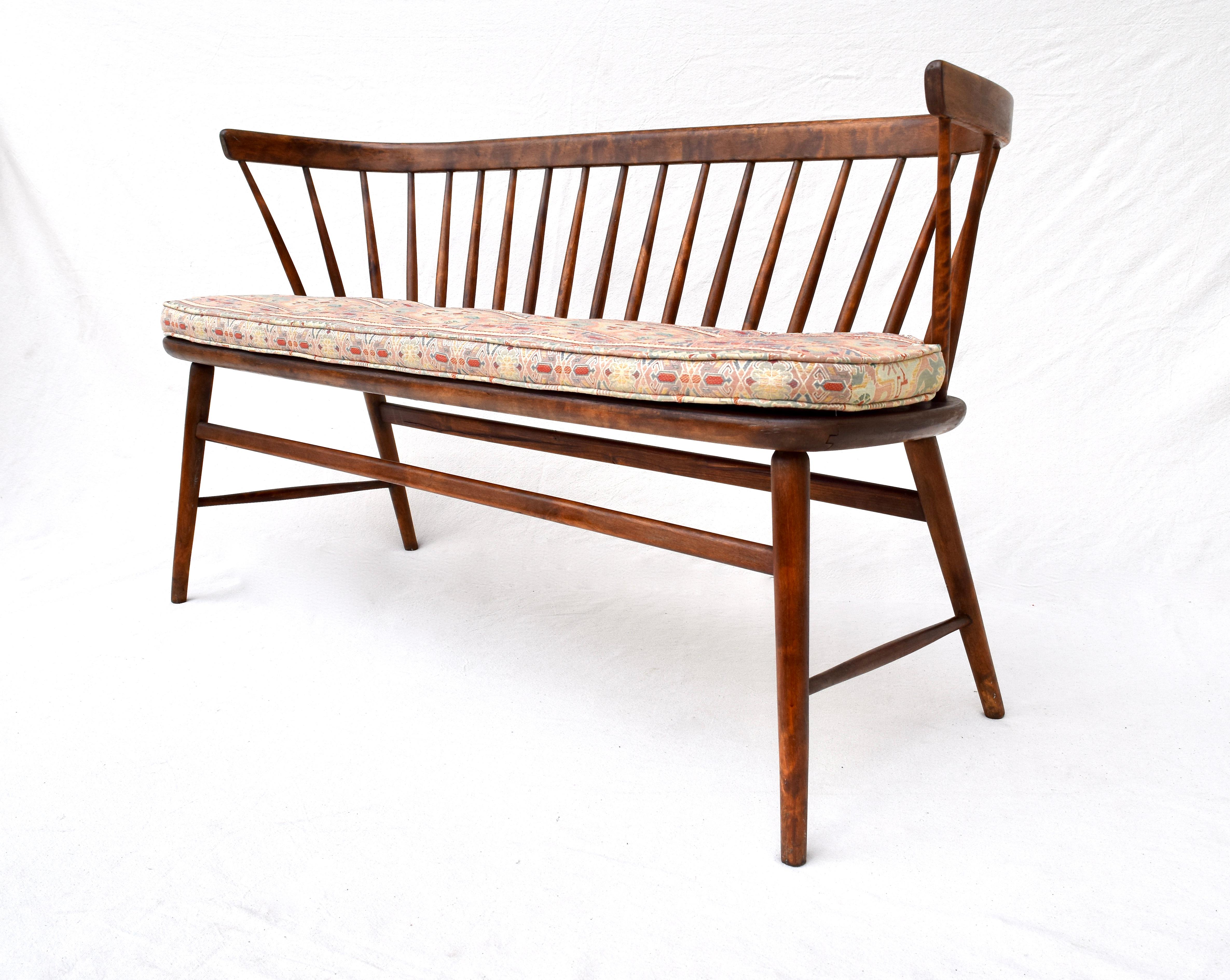 danish modern bench