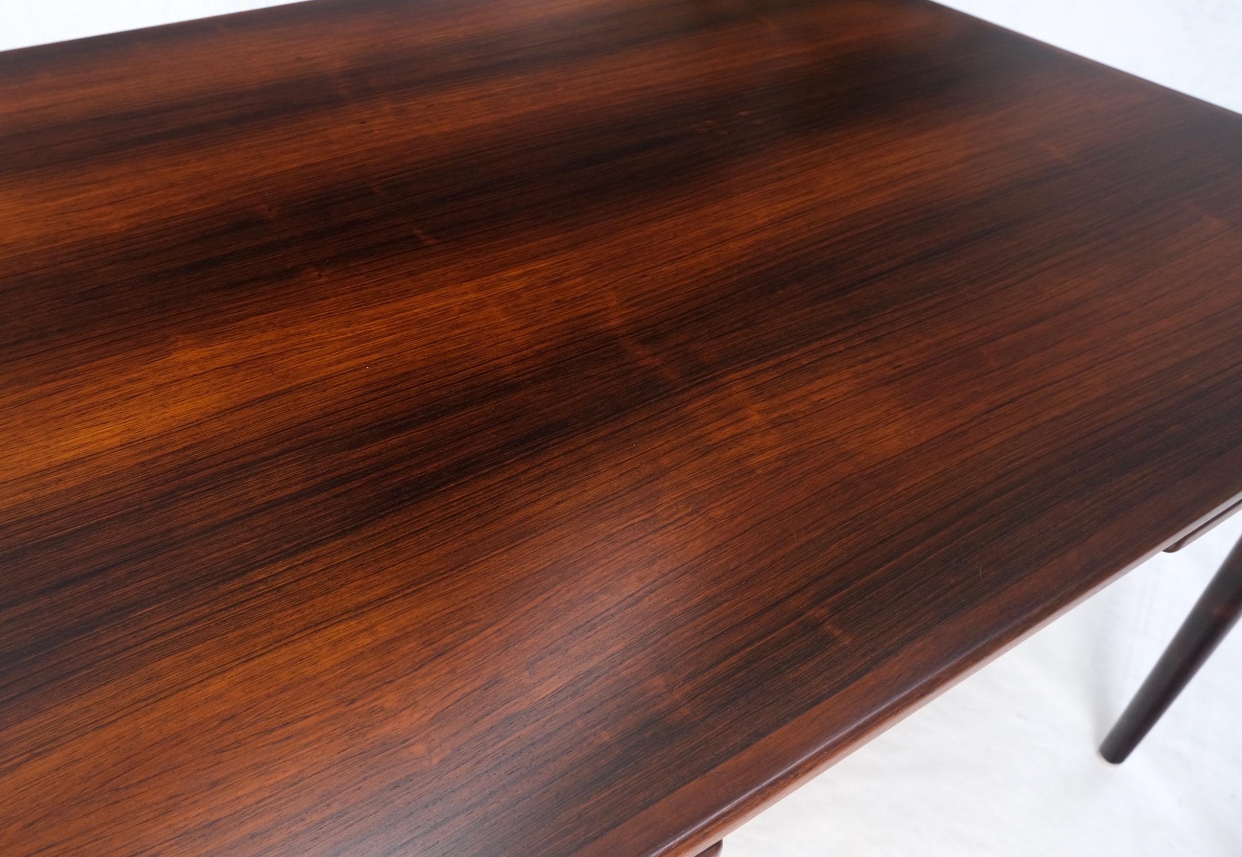 Danish Mid-Century Modern Moller Solid Rosewood Refectory Dining Table Mint! For Sale 5
