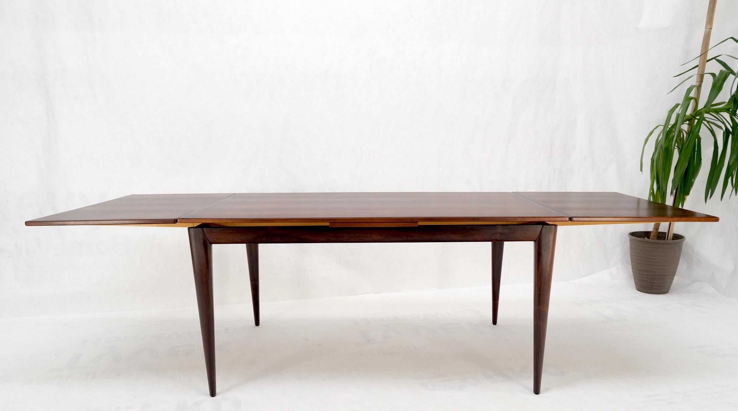 Danish Mid-Century Modern Moller Solid Rosewood Refectory Dining Table Mint! For Sale 10