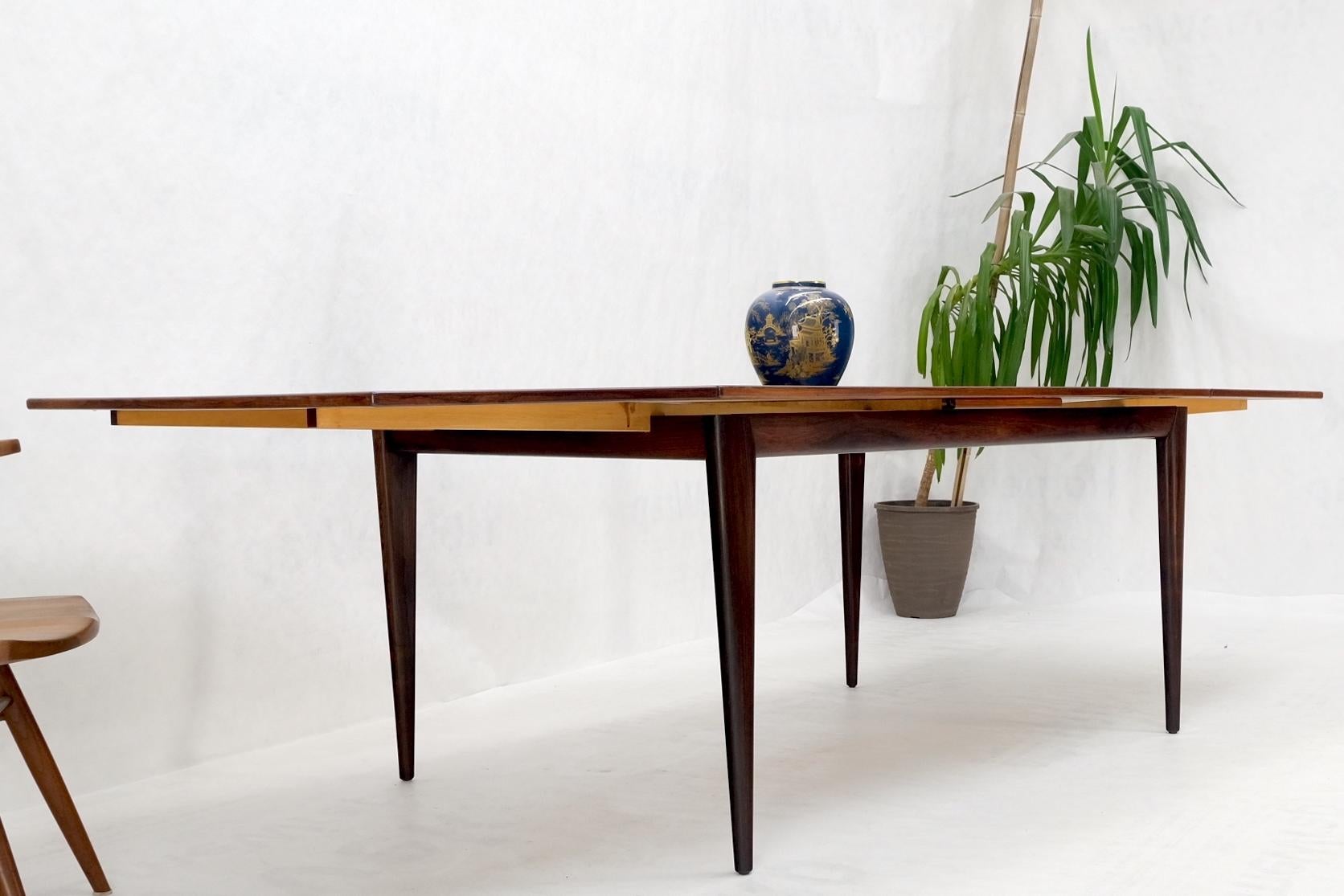 Table de réfectoire danoise mi-siècle moderne Moller en bois de rose massif menthe ! en vente 10