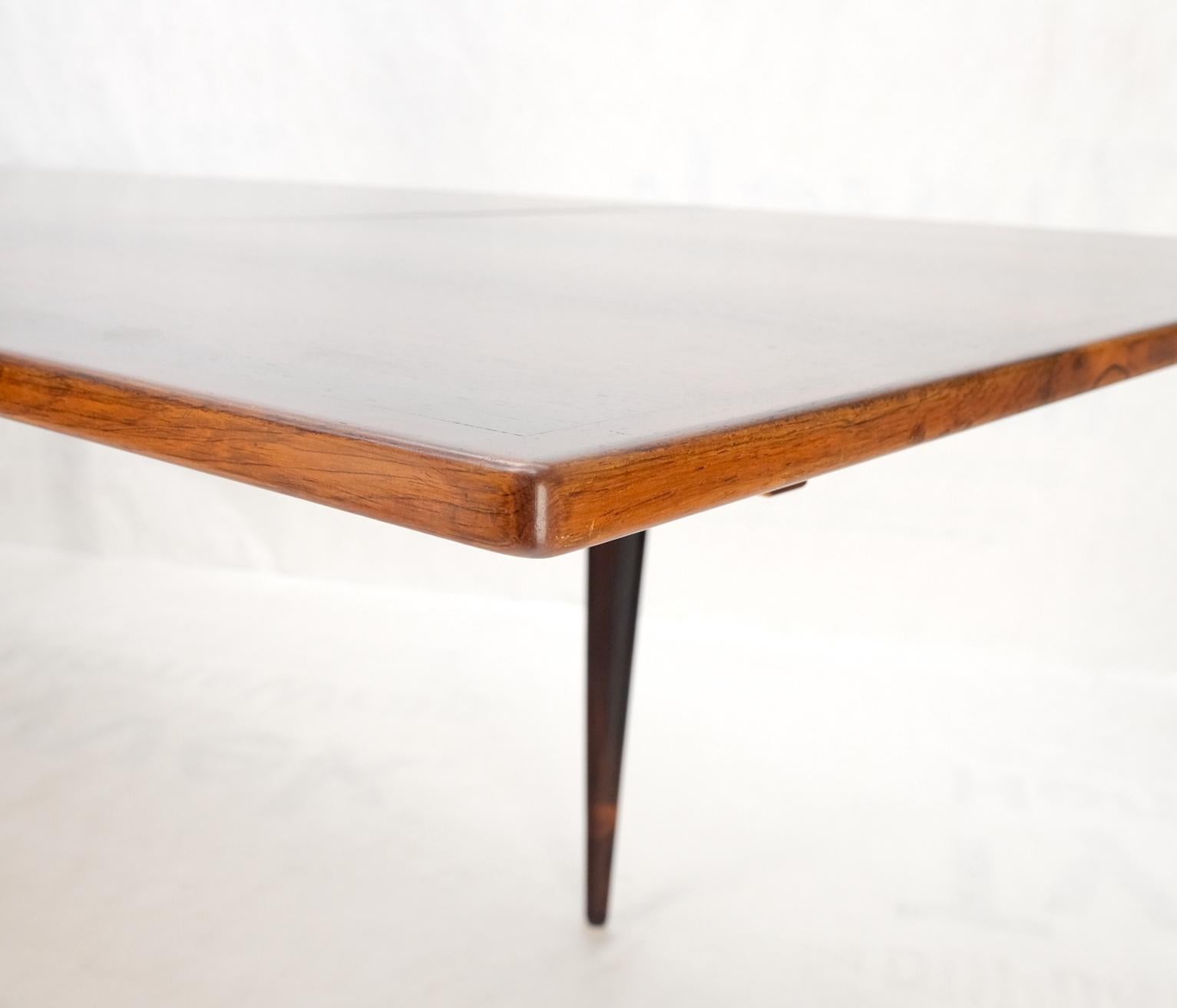 Danish Mid-Century Modern Moller Solid Rosewood Refectory Dining Table Mint! In Good Condition For Sale In Rockaway, NJ
