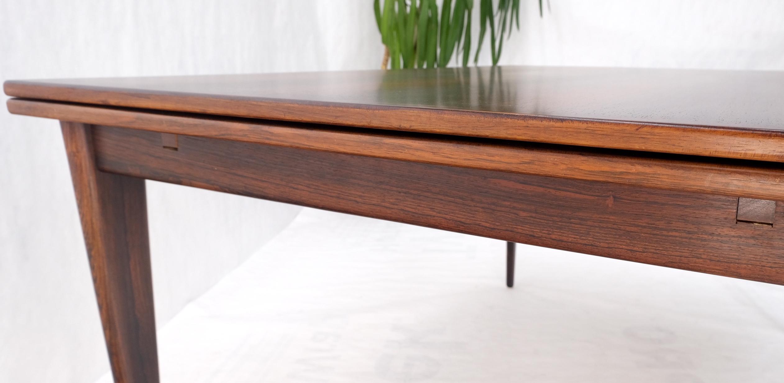 Danish Mid-Century Modern Moller Solid Rosewood Refectory Dining Table Mint! For Sale 4