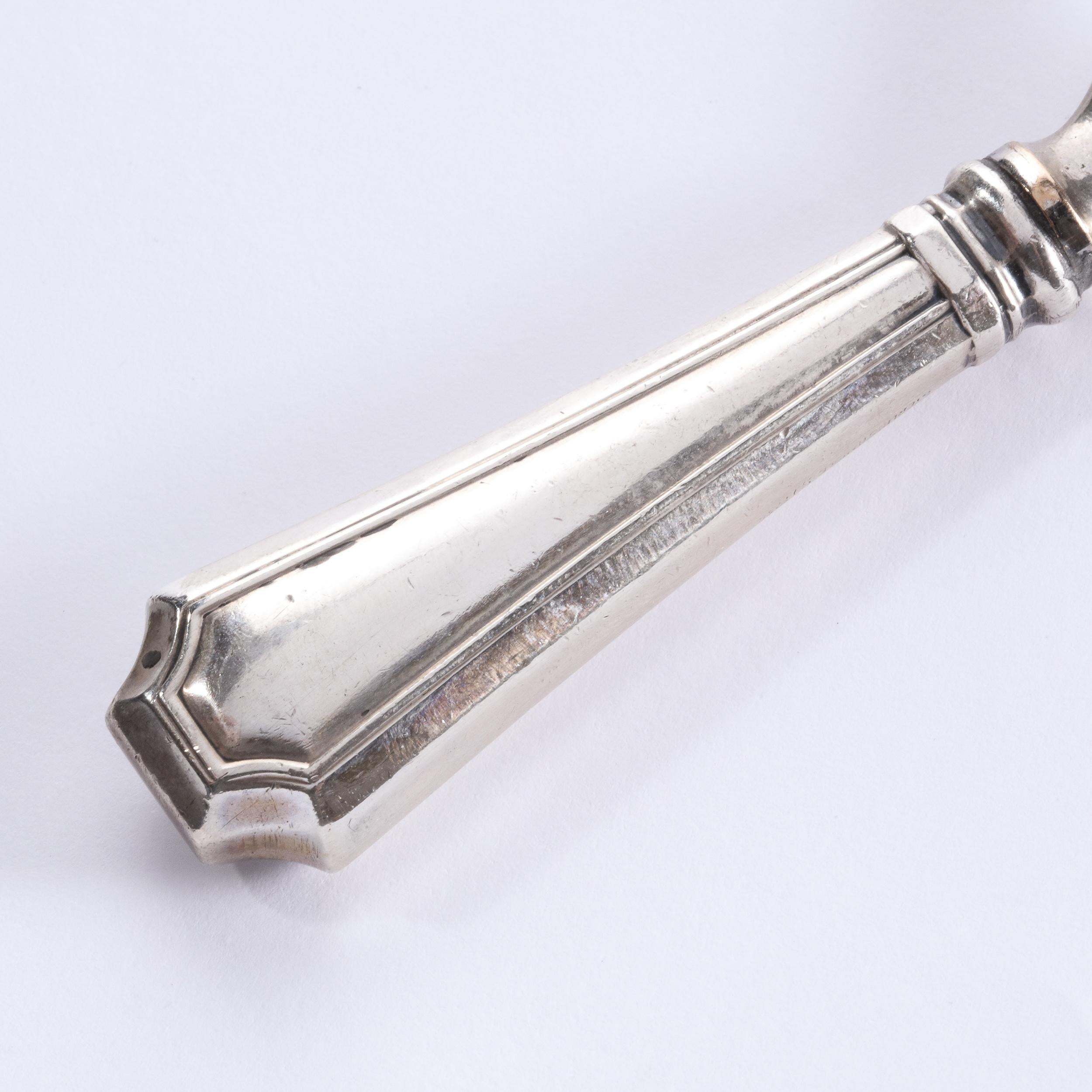 Danish Mid-Century Modern Neoclassical Style Sterling Silver Bottle Opener For Sale 8
