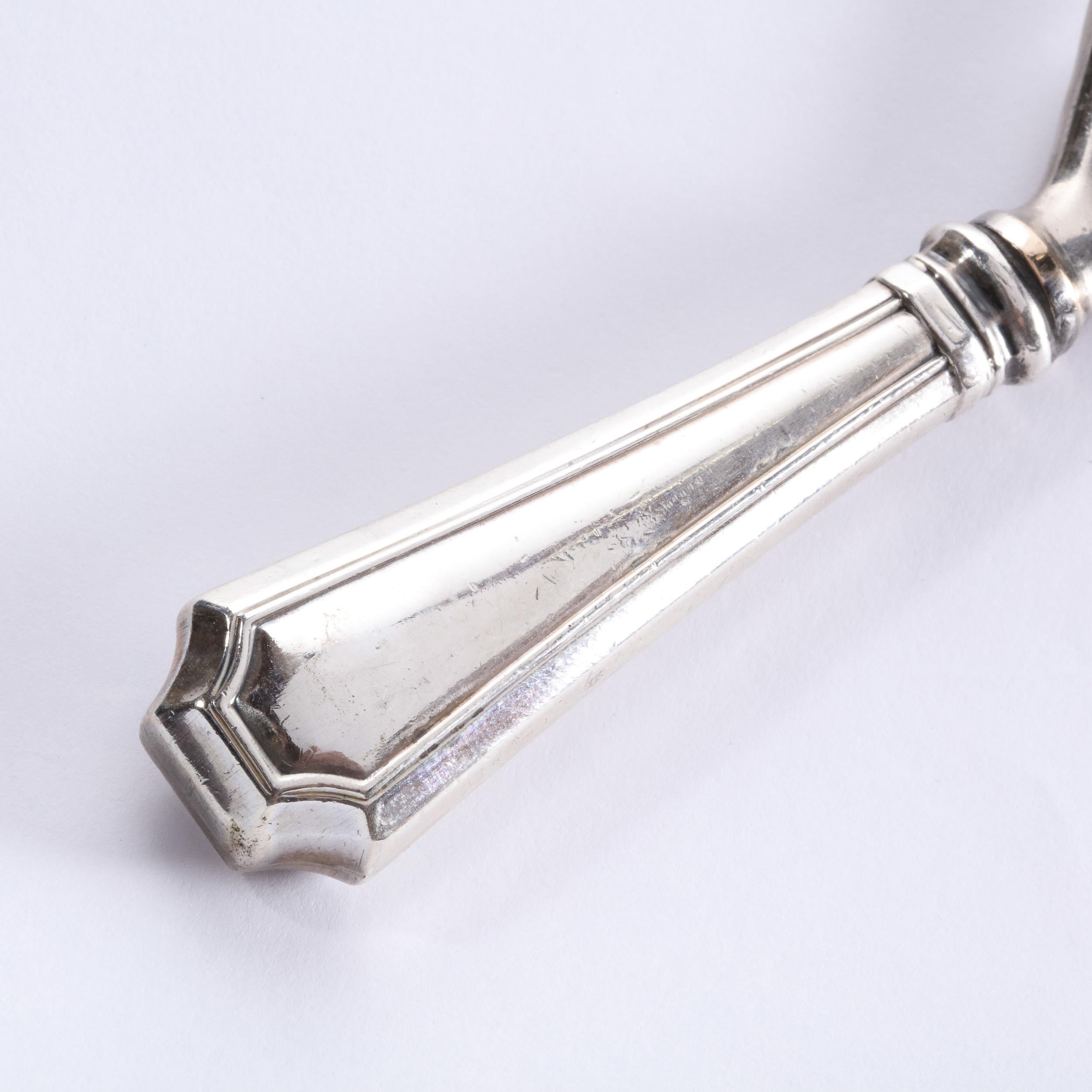 Danish Mid-Century Modern Neoclassical Style Sterling Silver Bottle Opener For Sale 4