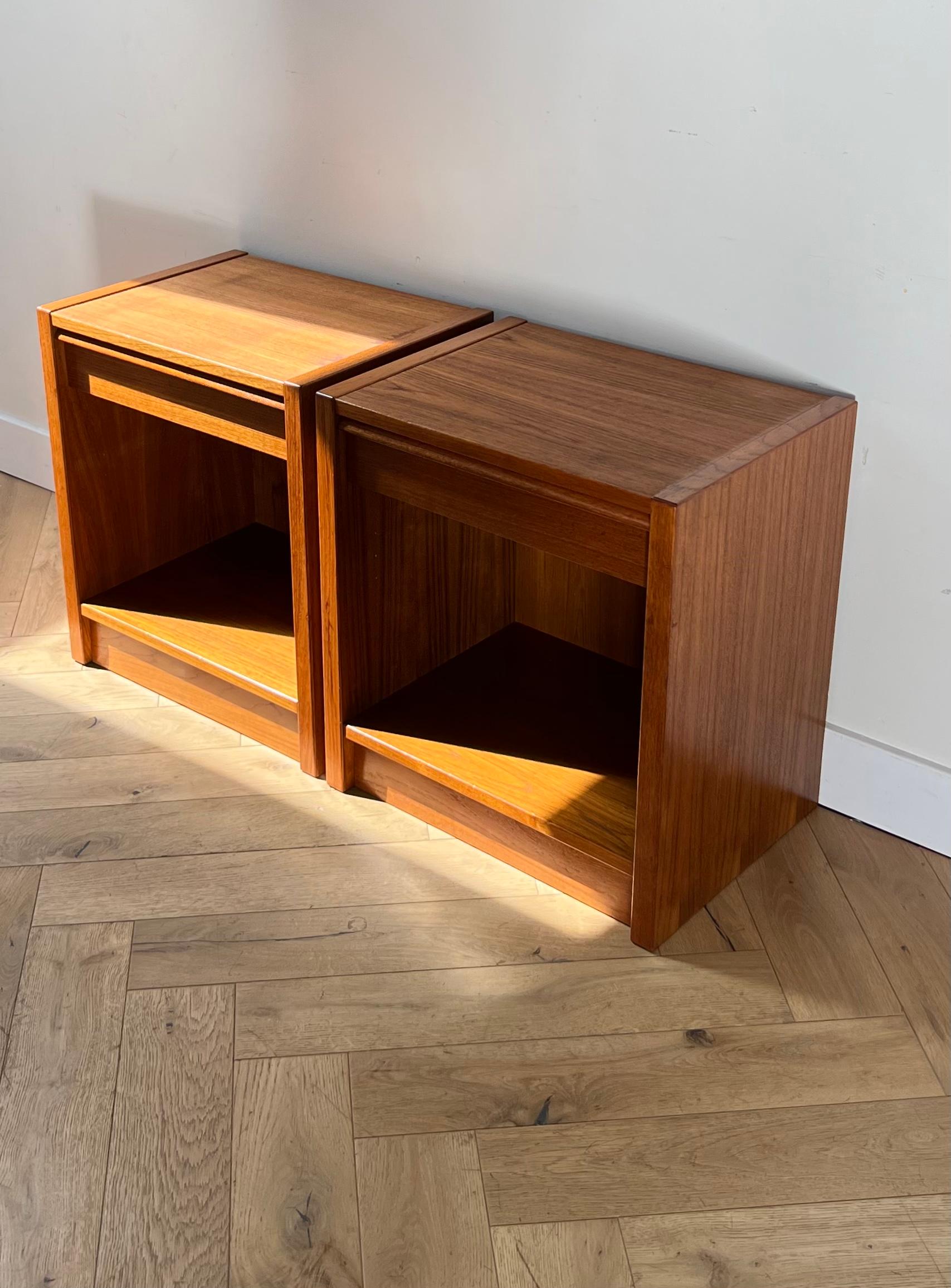 Danish Mid-Century Modern Nightstands by Jesper, 1960s 9