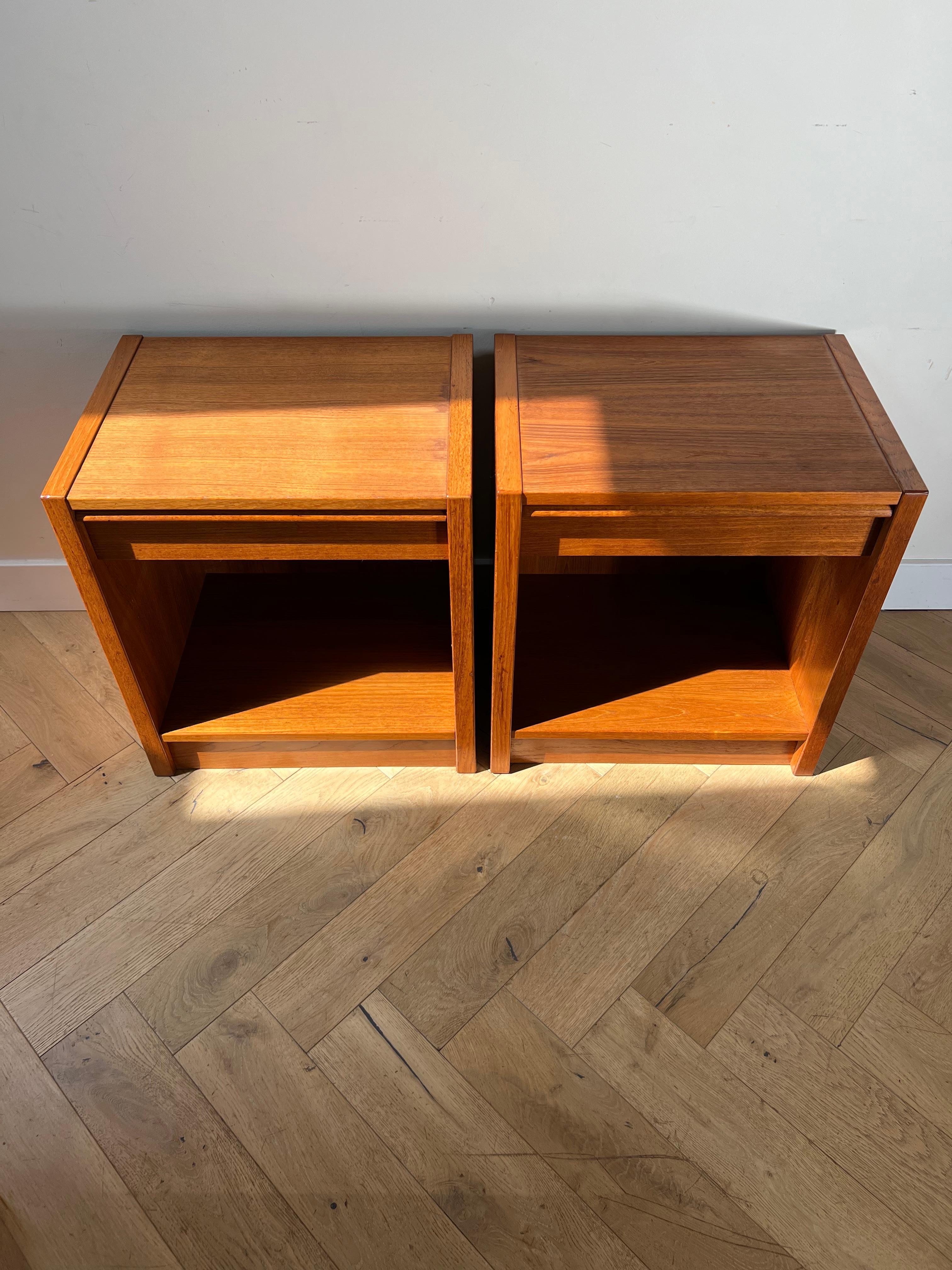 Danish Mid-Century Modern Nightstands by Jesper, 1960s In Good Condition In View Park, CA