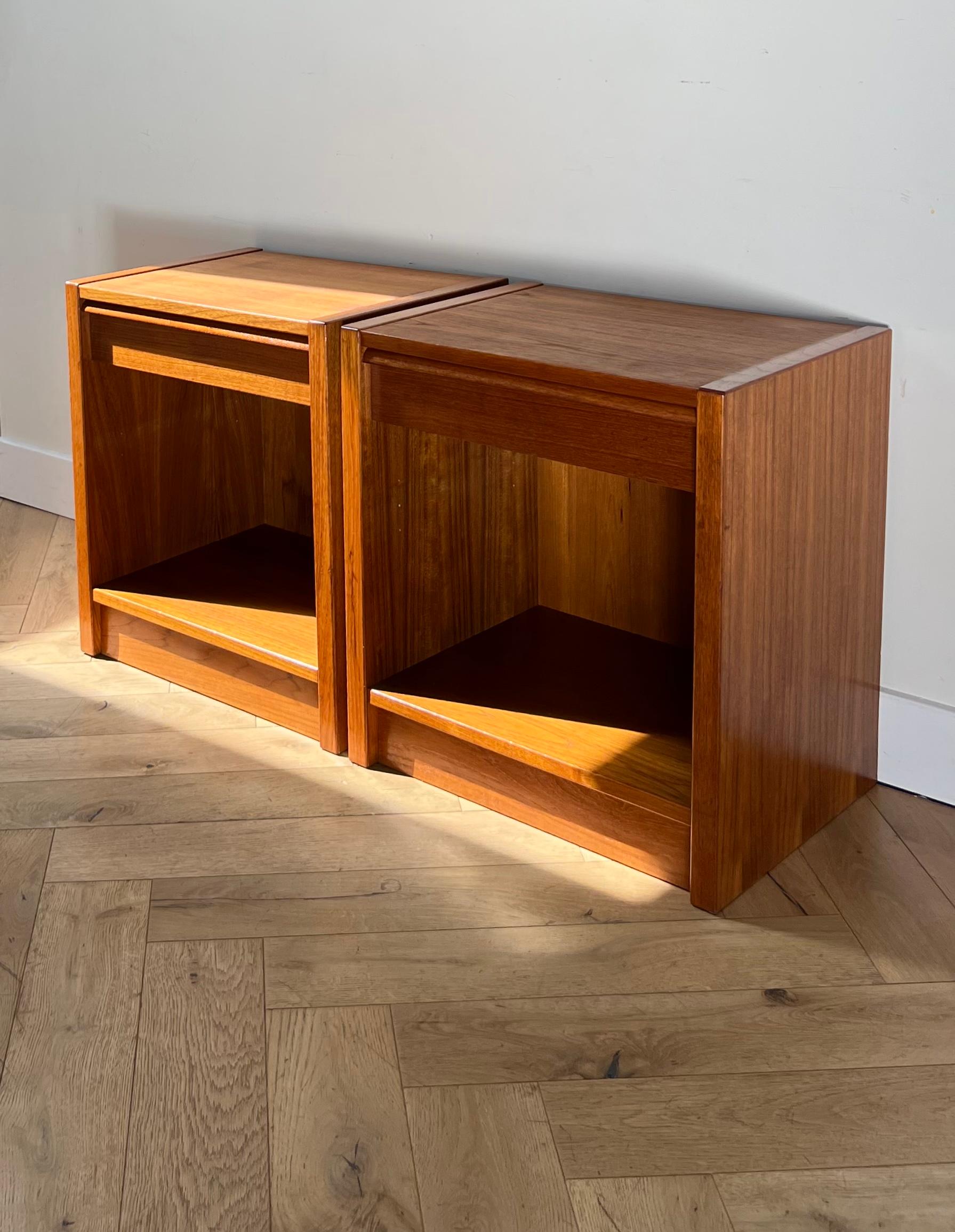 Danish Mid-Century Modern Nightstands by Jesper, 1960s 3