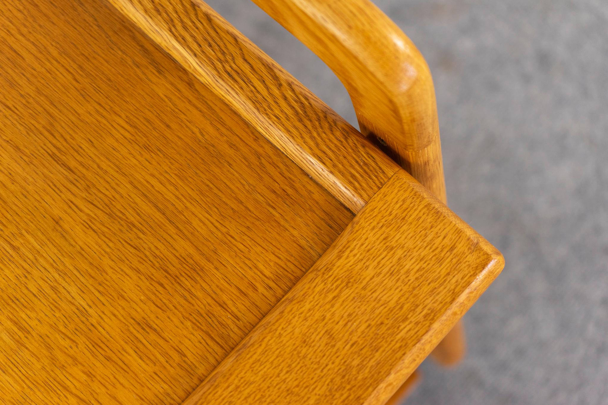 Danish Mid-Century Modern Oak Bar Cart en vente 2