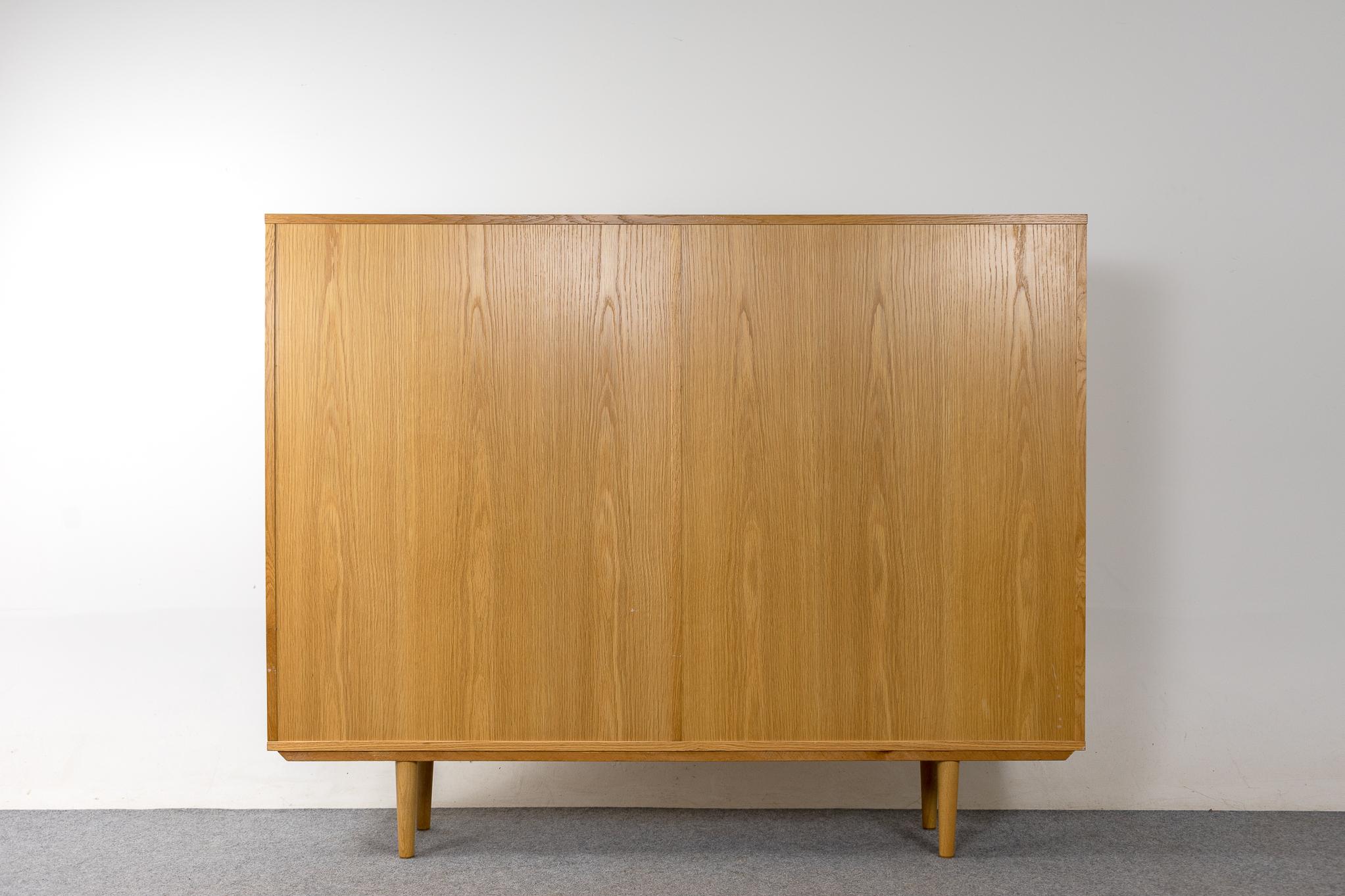 Mid-20th Century Danish Mid Century Modern Oak Bookcase