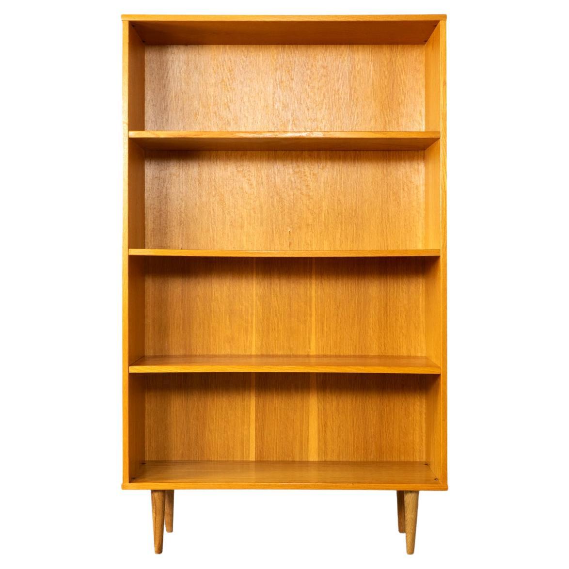 Danish Mid-Century Modern Oak Bookcase