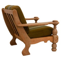 Dänischer Mid-Century Modern Oak Lounge Chair im Kjærnulf-Stil, 1960er Jahre.