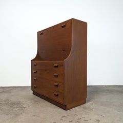 Scrivania danese di metà secolo moderno in Oak di Borg Mogensen per Søborg Møbler