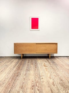 Danish Mid-Century Modern Oak Wood Sideboard, Niels O. Møller for J.L. Moller