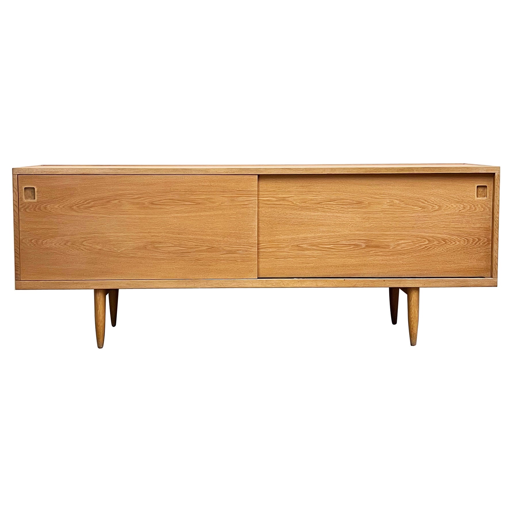 Dänisches Sideboard aus Eichenholz, Mitte des Jahrhunderts, Niels O. Møller für J.L. Moller