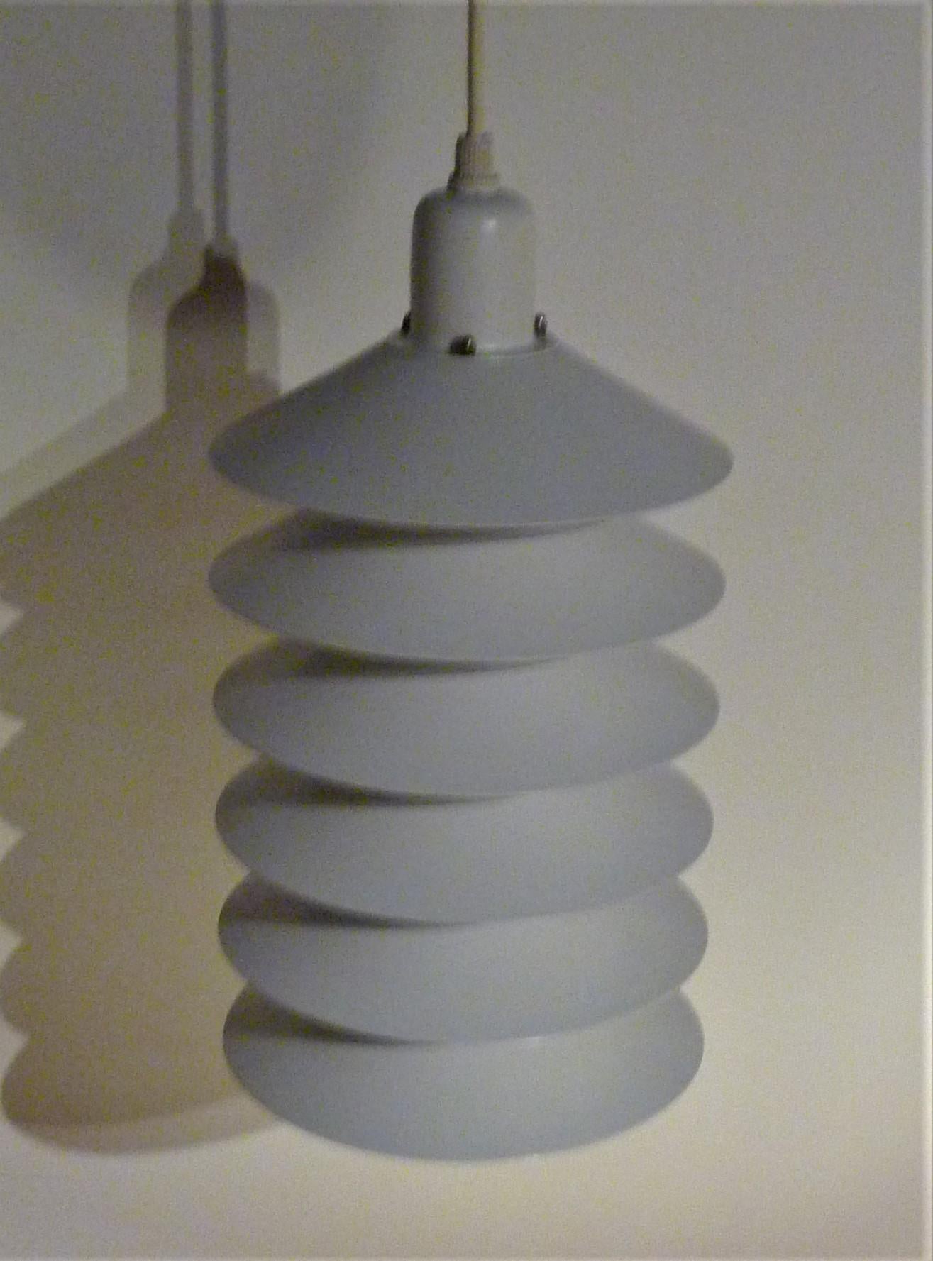 Late 20th Century Danish Mid-Century Modern Pendant Light Jorgen Gammelgaard for Fog & Morup 1970s