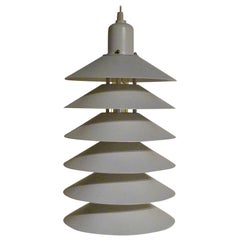 Danish Mid-Century Modern Pendant Light Jorgen Gammelgaard for Fog & Morup 1970s