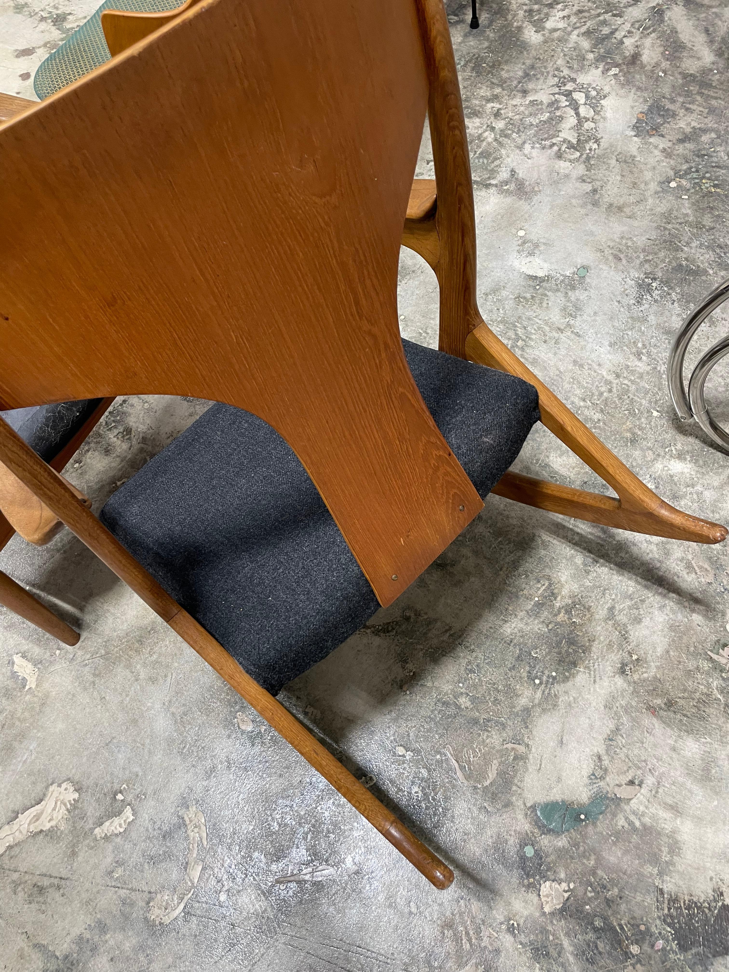 Danish Mid-Century Modern Rocking Chair 5