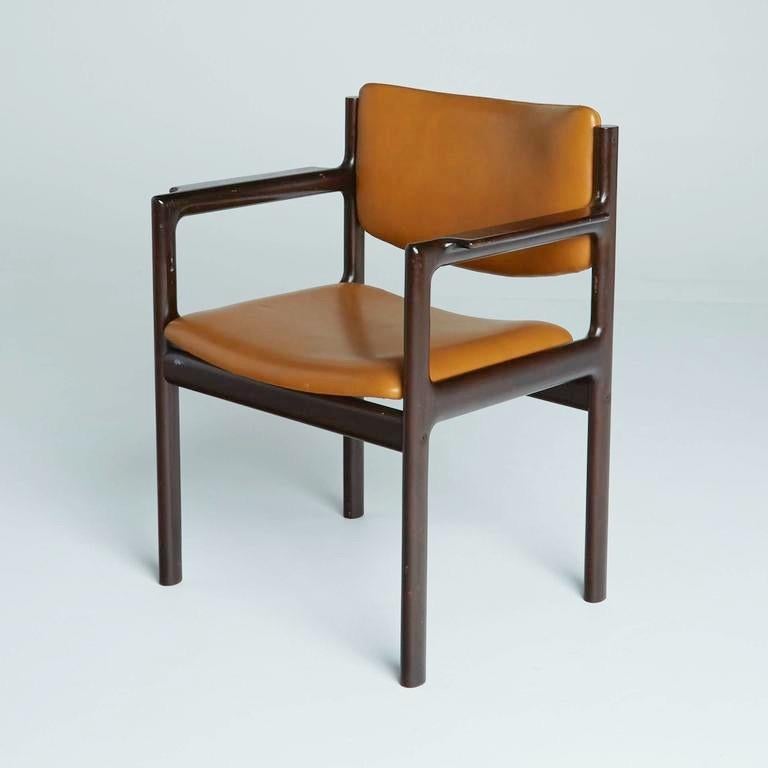 Mid-20th Century Danish Mid-Century Modern Rosewood Armchairs, circa 1960, Signed