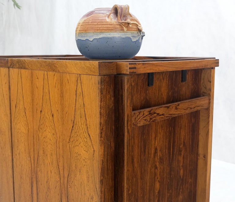 Chariot à Cocktails Danois Vintage – Bois Teck, Fer Forgé, Style Milieu Du Siècle