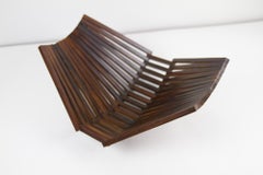 Danish Mid-Century Modern Rosewood Basket, 1960s