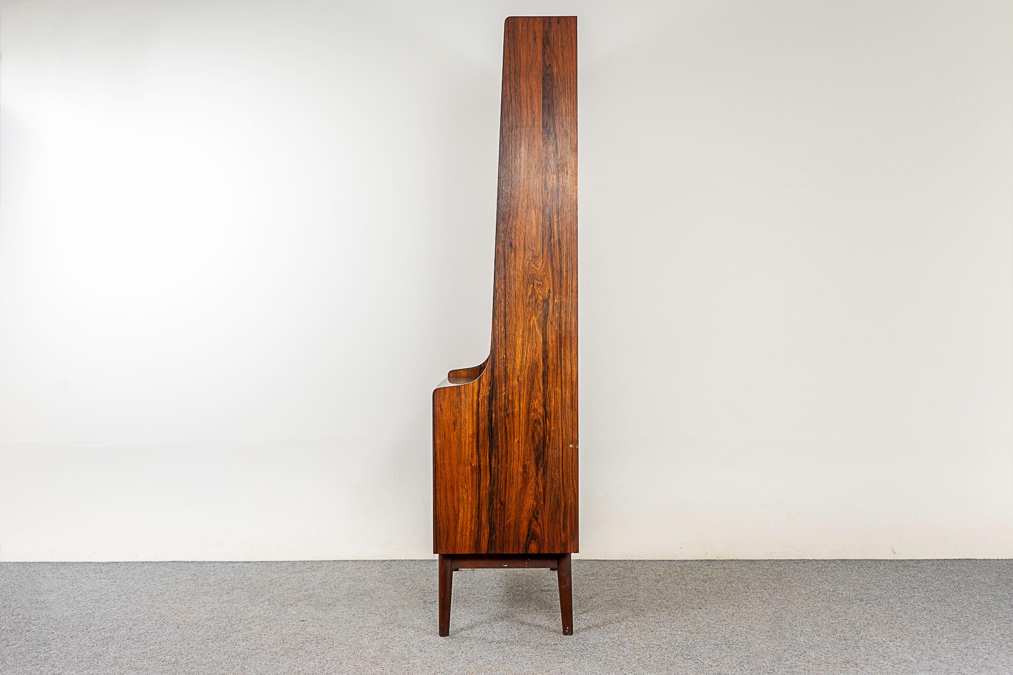 Danish Mid-Century Modern Rosewood Bookcase Cabinet by Johannes Sorth 3