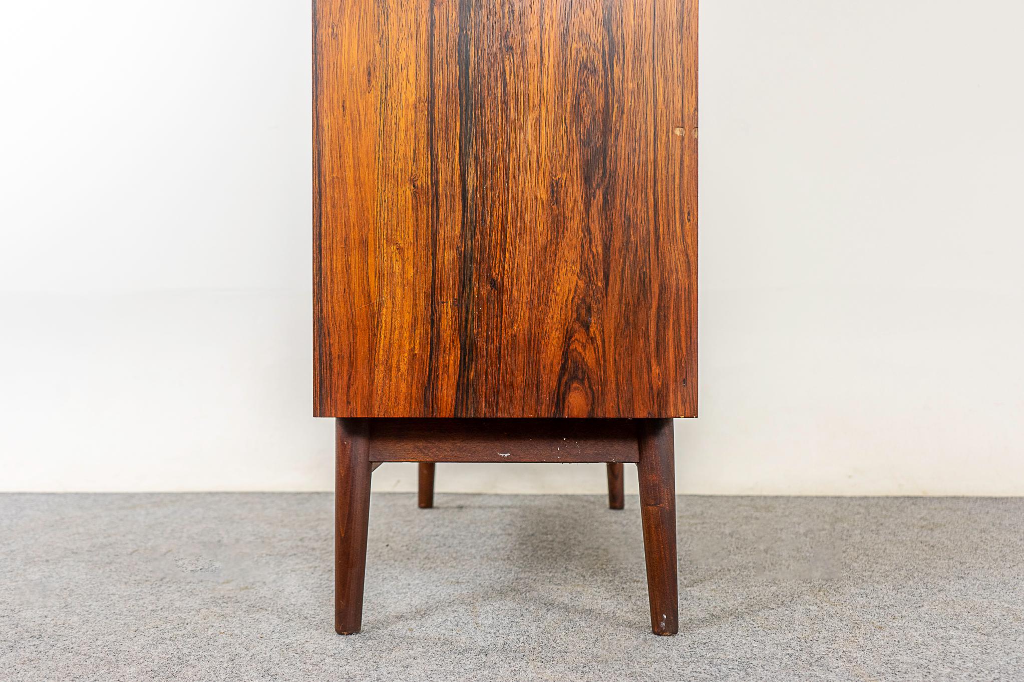 Danish Mid-Century Modern Rosewood Bookcase Cabinet by Johannes Sorth 4