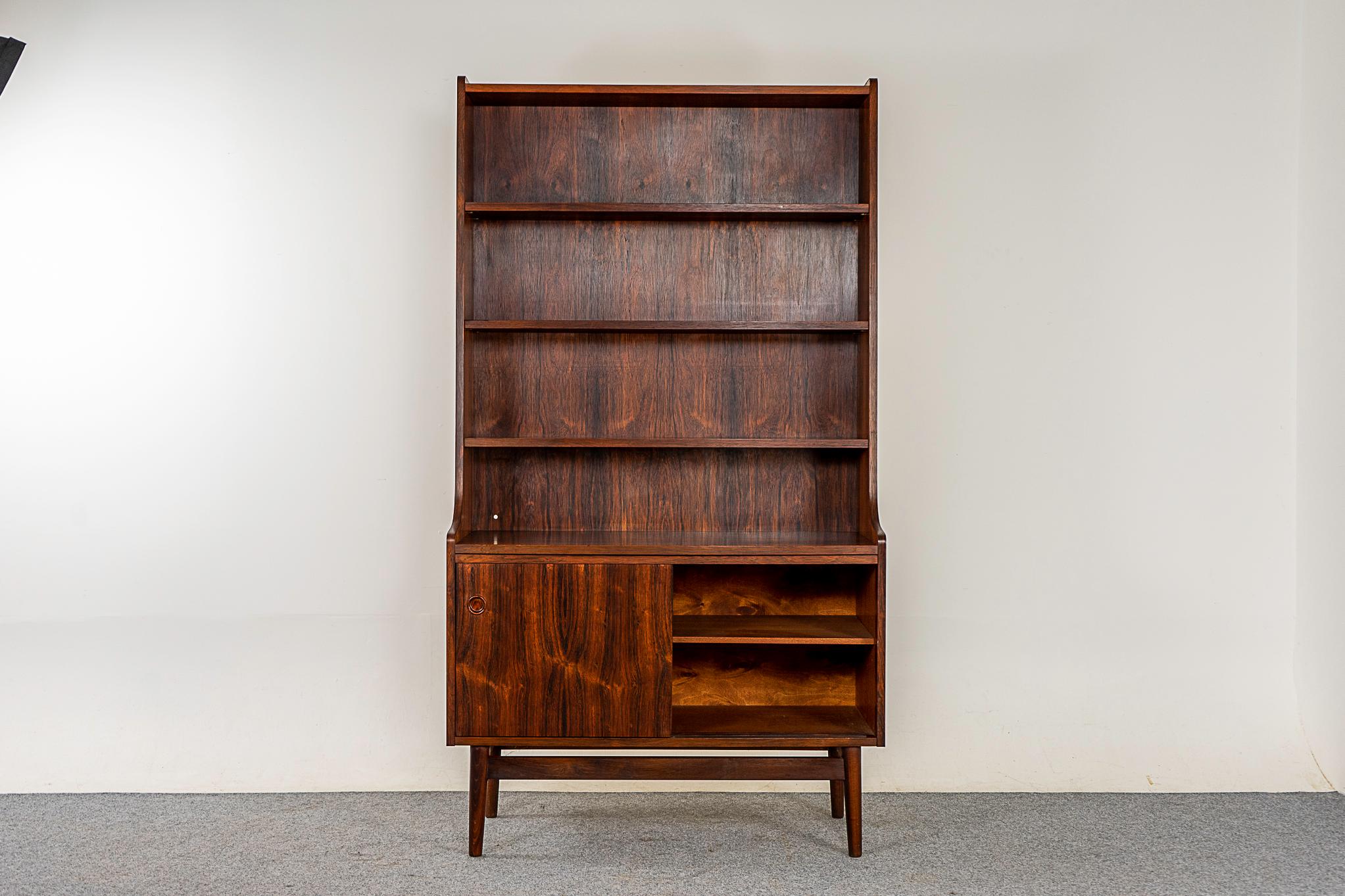 Mid-20th Century Danish Mid-Century Modern Rosewood Bookcase Cabinet by Johannes Sorth
