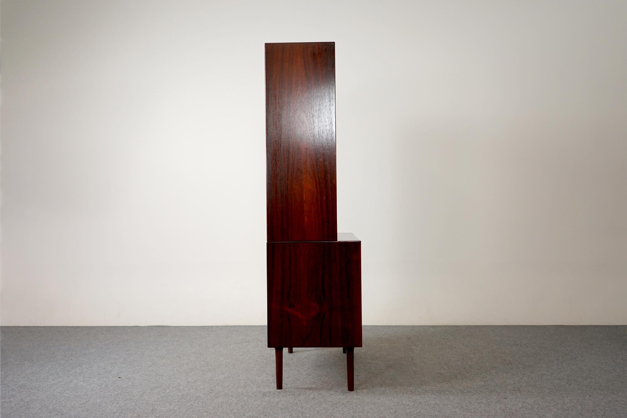 Danish Mid-Century Modern Rosewood Bookcase/Cabinet, by Lyby Mobler 3
