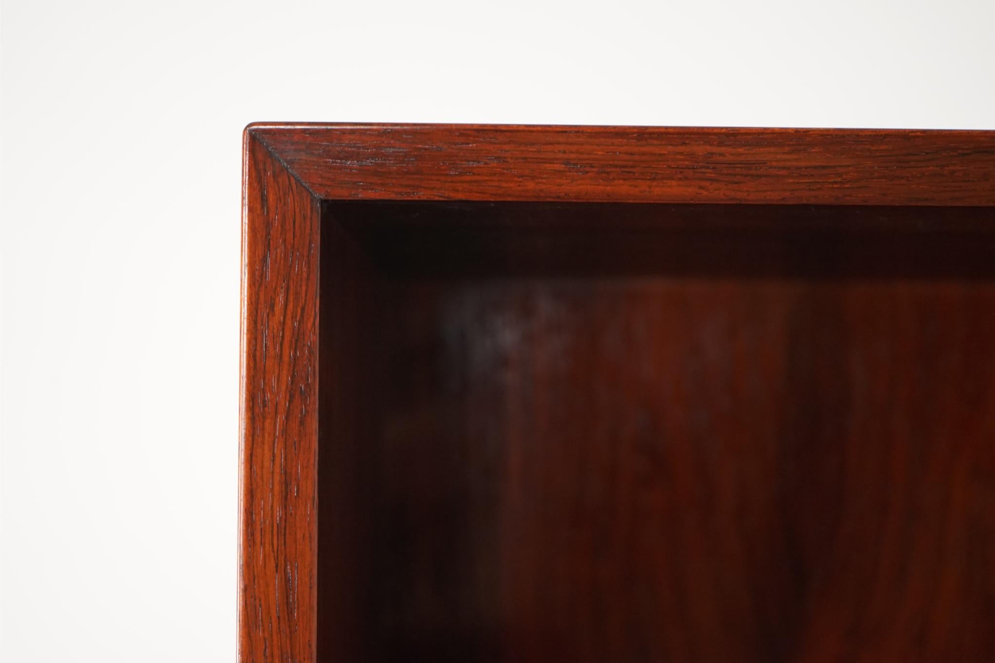 Danish Mid-Century Modern Rosewood Bookcase / Cabinet, by Lyby Mobler 2