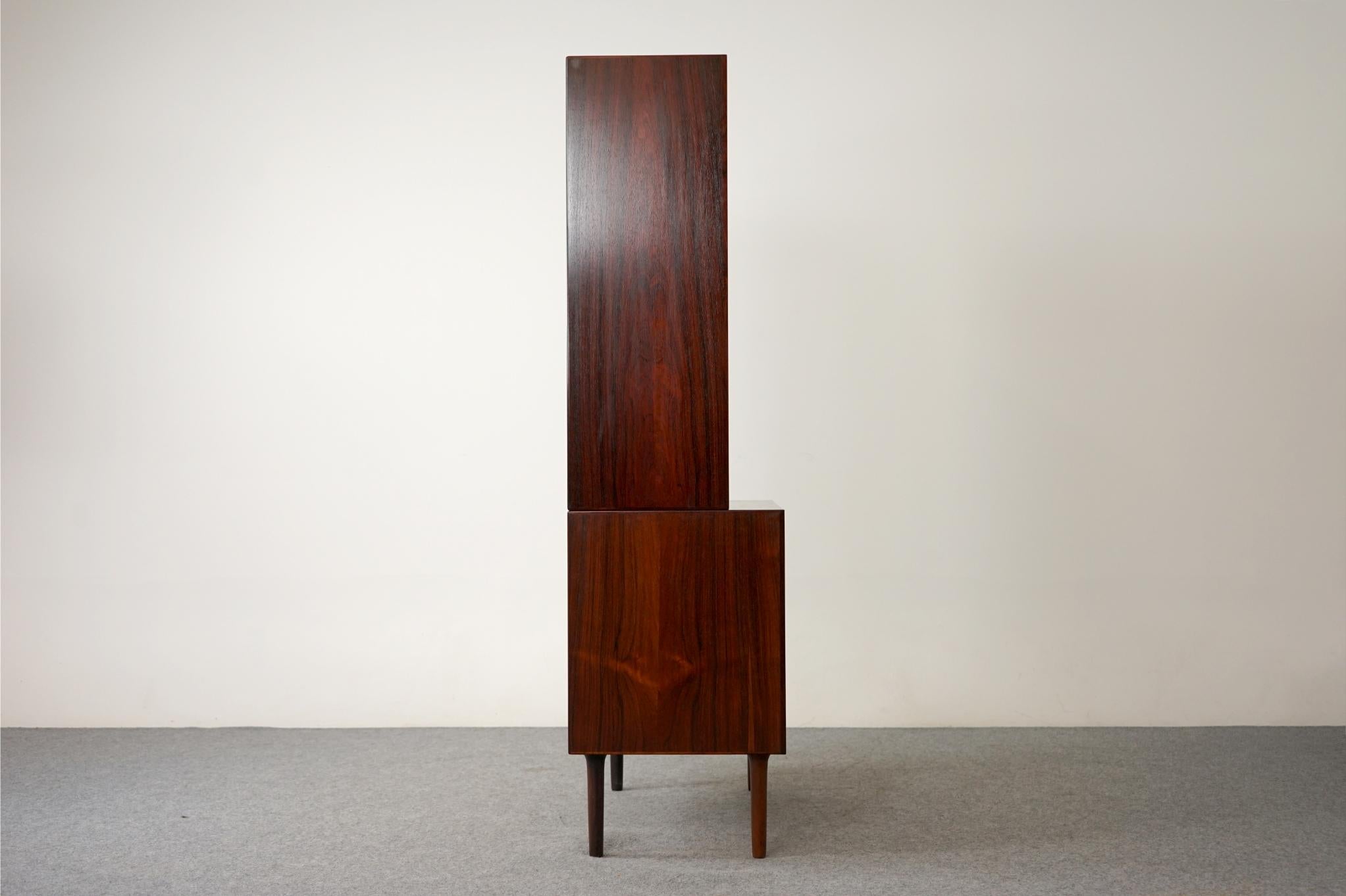 Danish Mid-Century Modern Rosewood Bookcase / Cabinet, by Lyby Mobler 3