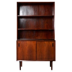Danish Mid-Century Modern Rosewood Bookcase/Cabinet, by Lyby Mobler