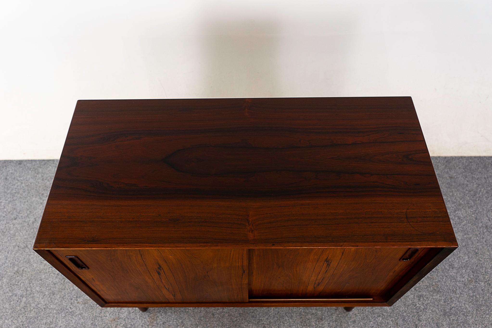 Danish Mid-Century Modern Rosewood Cabinet by LYBY For Sale 1
