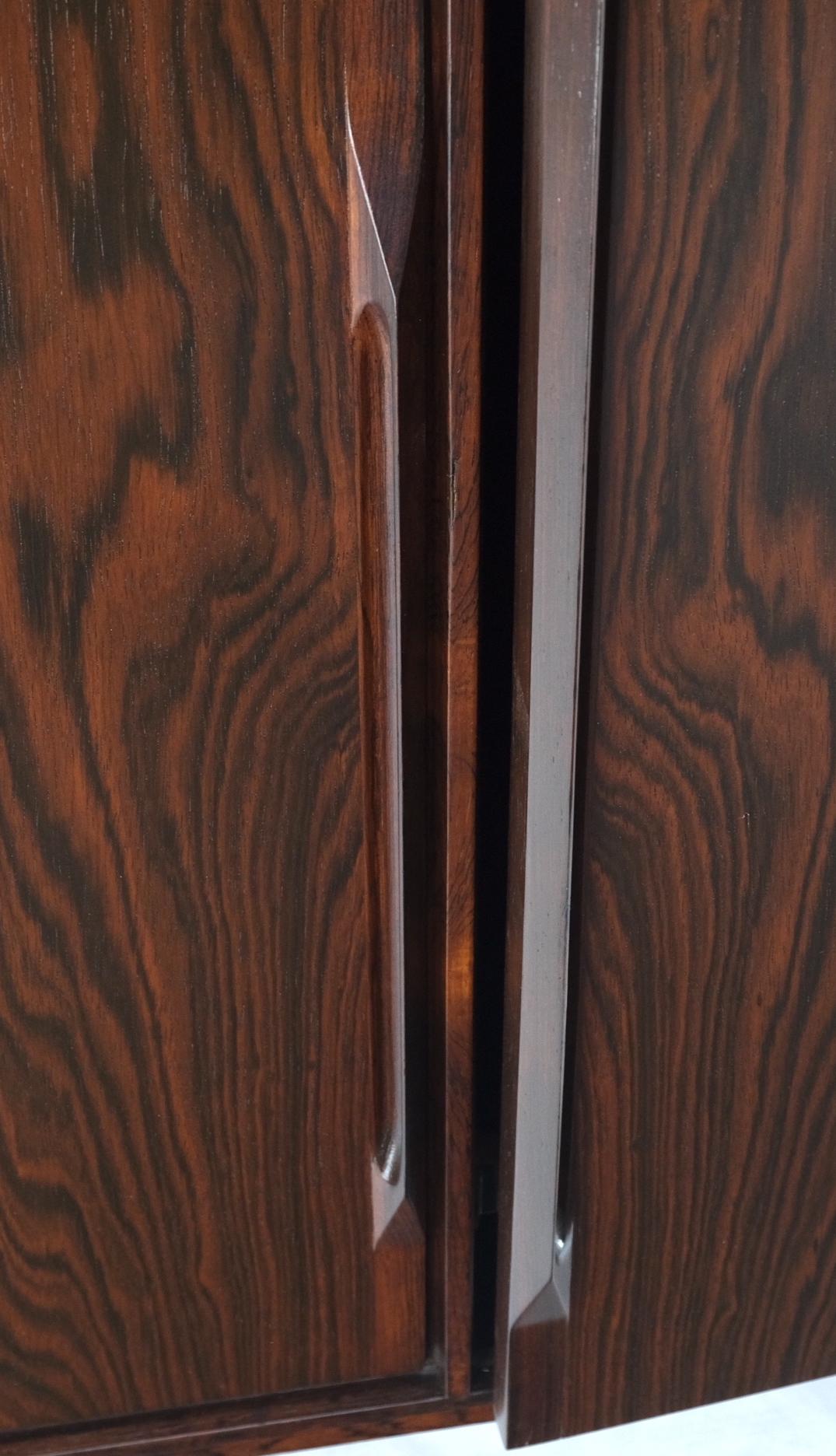 Danish Mid Century Modern Rosewood  Chifforobe Cabinet  Dresser Chest of Drawers 1
