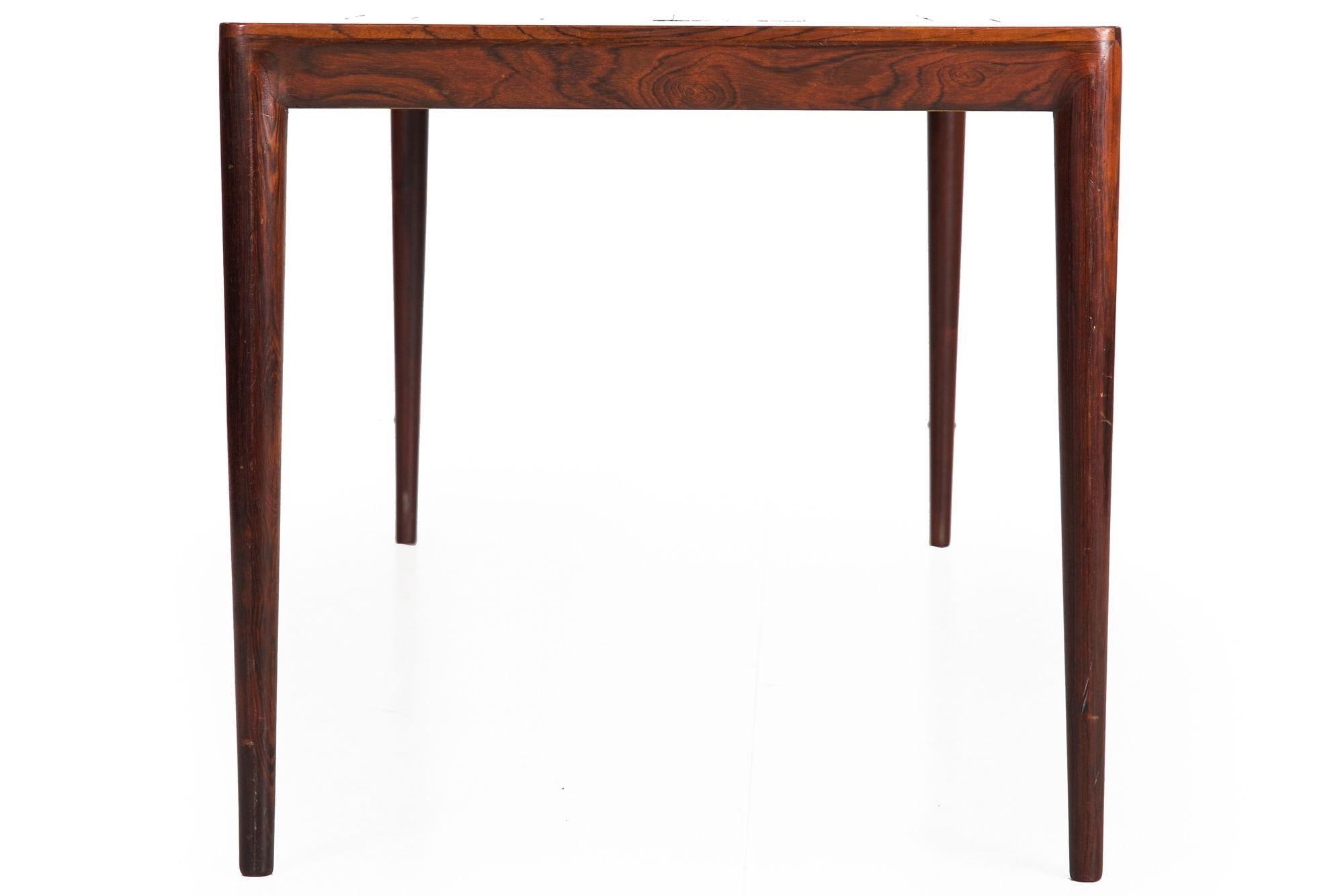 Mid-Century Modern Danish Mid Century Modern Rosewood Coffee Cocktail Table by Severin Hansen Jr. For Sale